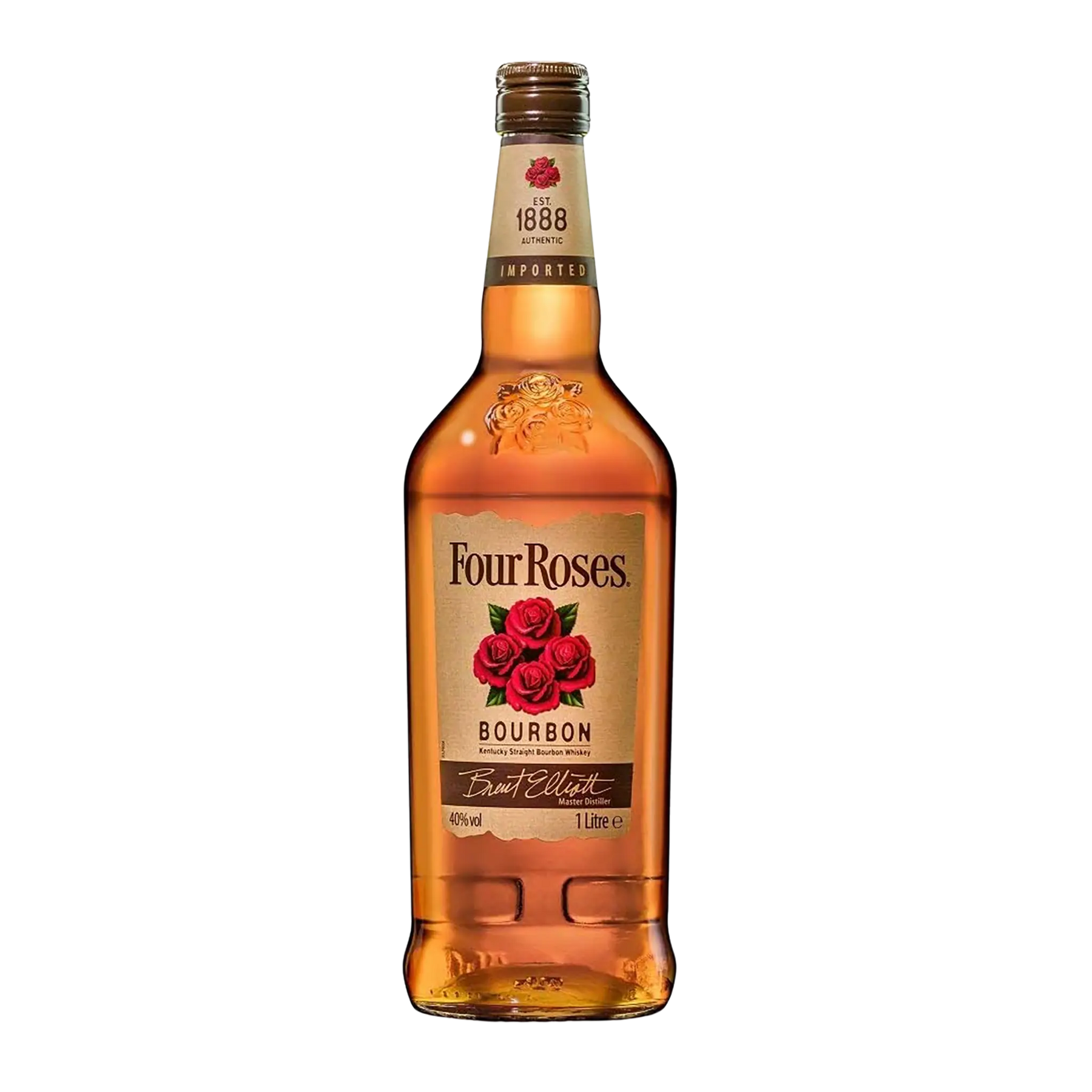 Four Roses Straight Bourbon Whiskey 1L - Kent Street Cellars