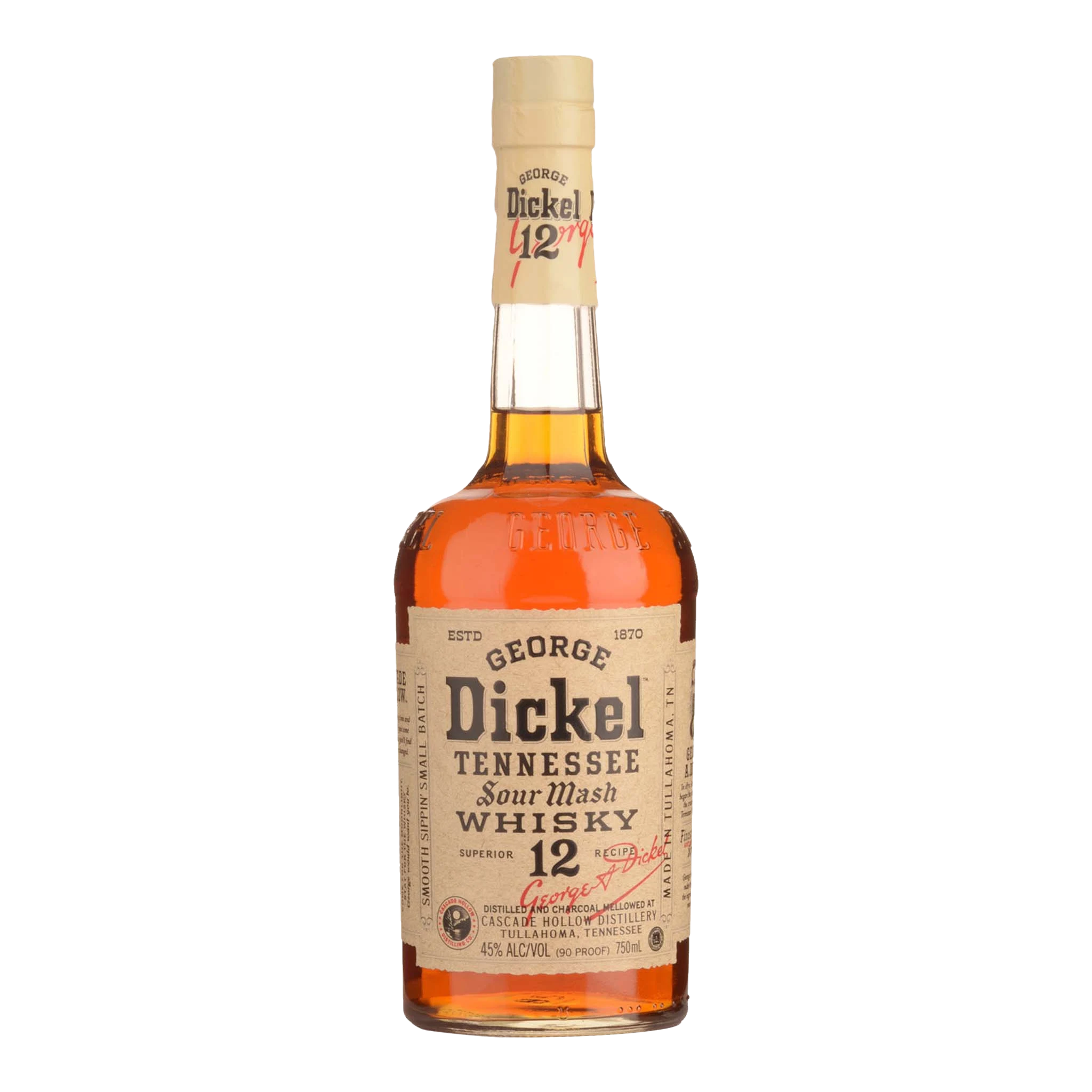 George Dickel Signature Recipe No.12 Tennessee Whiskey 750ml