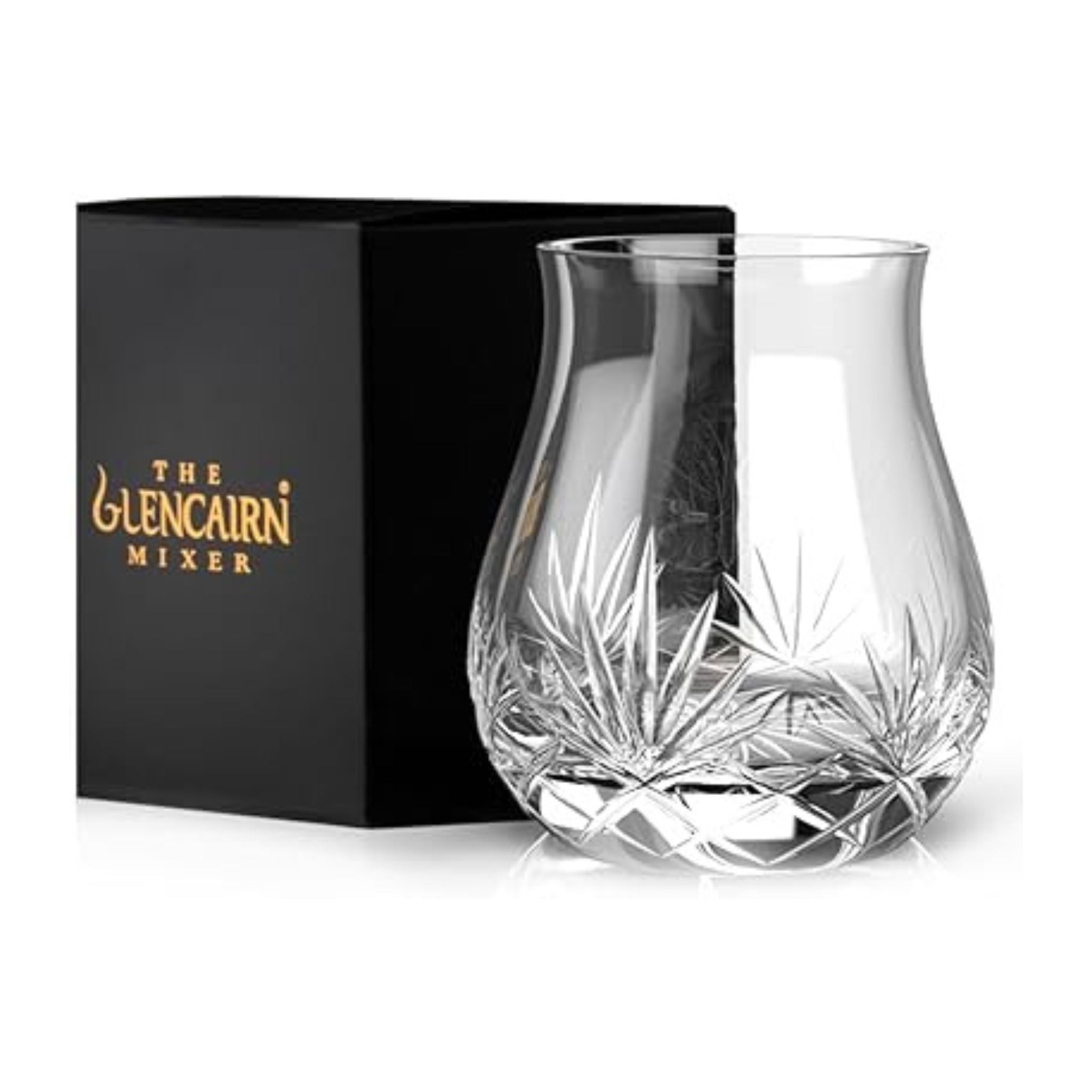 Glencairn Tartan Cut Crystal Mixer Glass (Single)