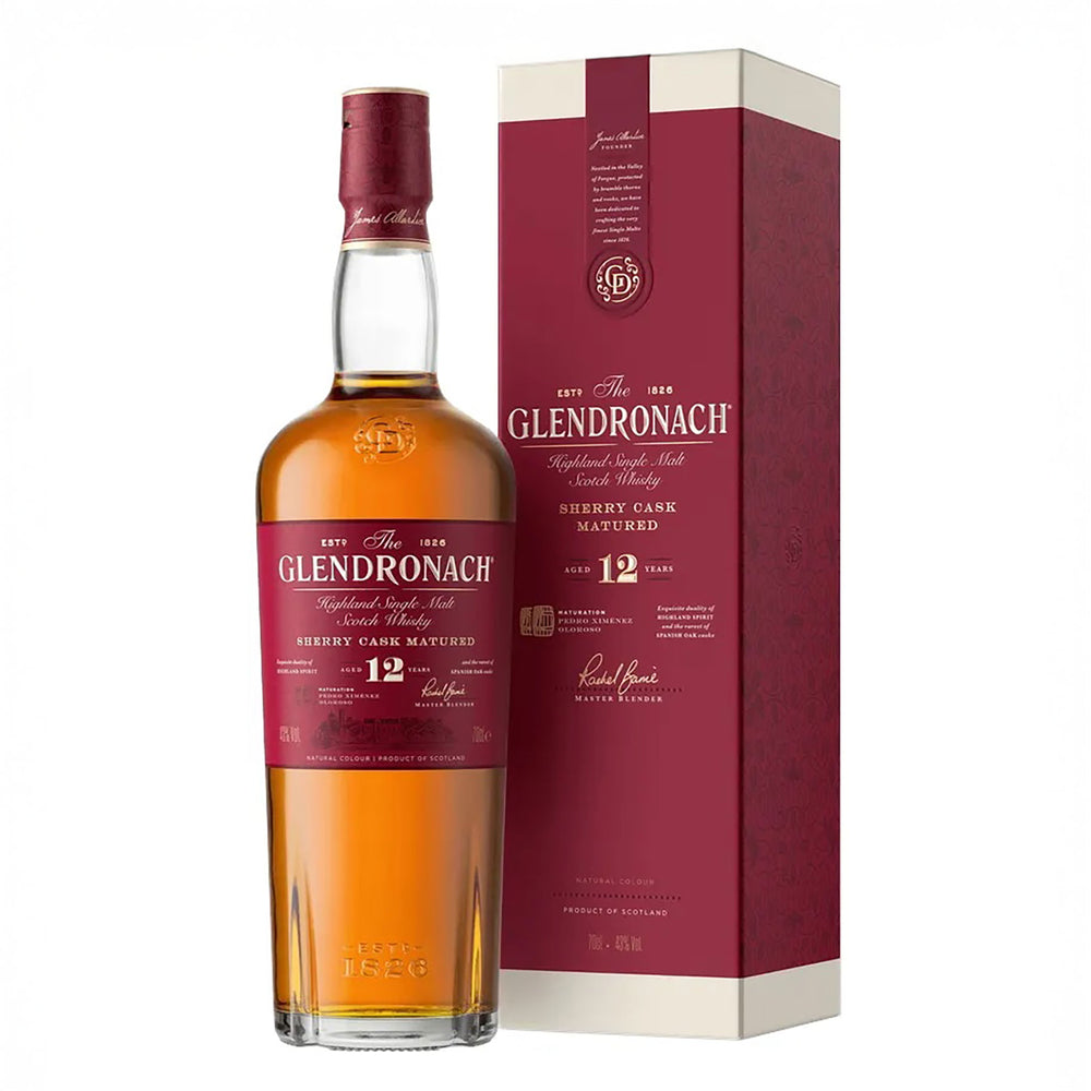 The Glendronach 12 Year Old Single Malt Whisky 700ml - Kent Street Cellars