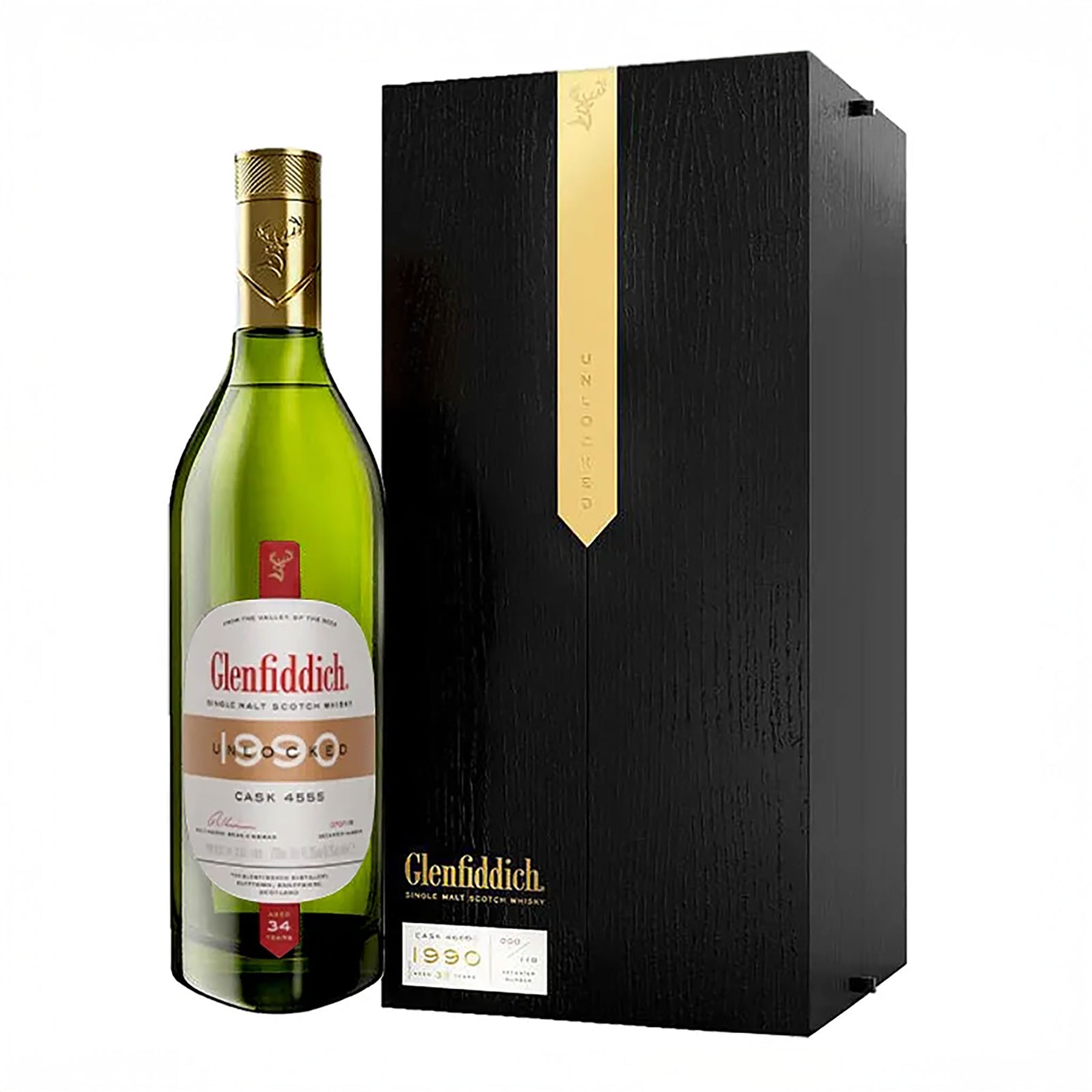 Glenfiddich 1990 Archive Collection – 34 Year Old Single Cask #4555 Scotch Whisky 700ml - Kent Street Cellars