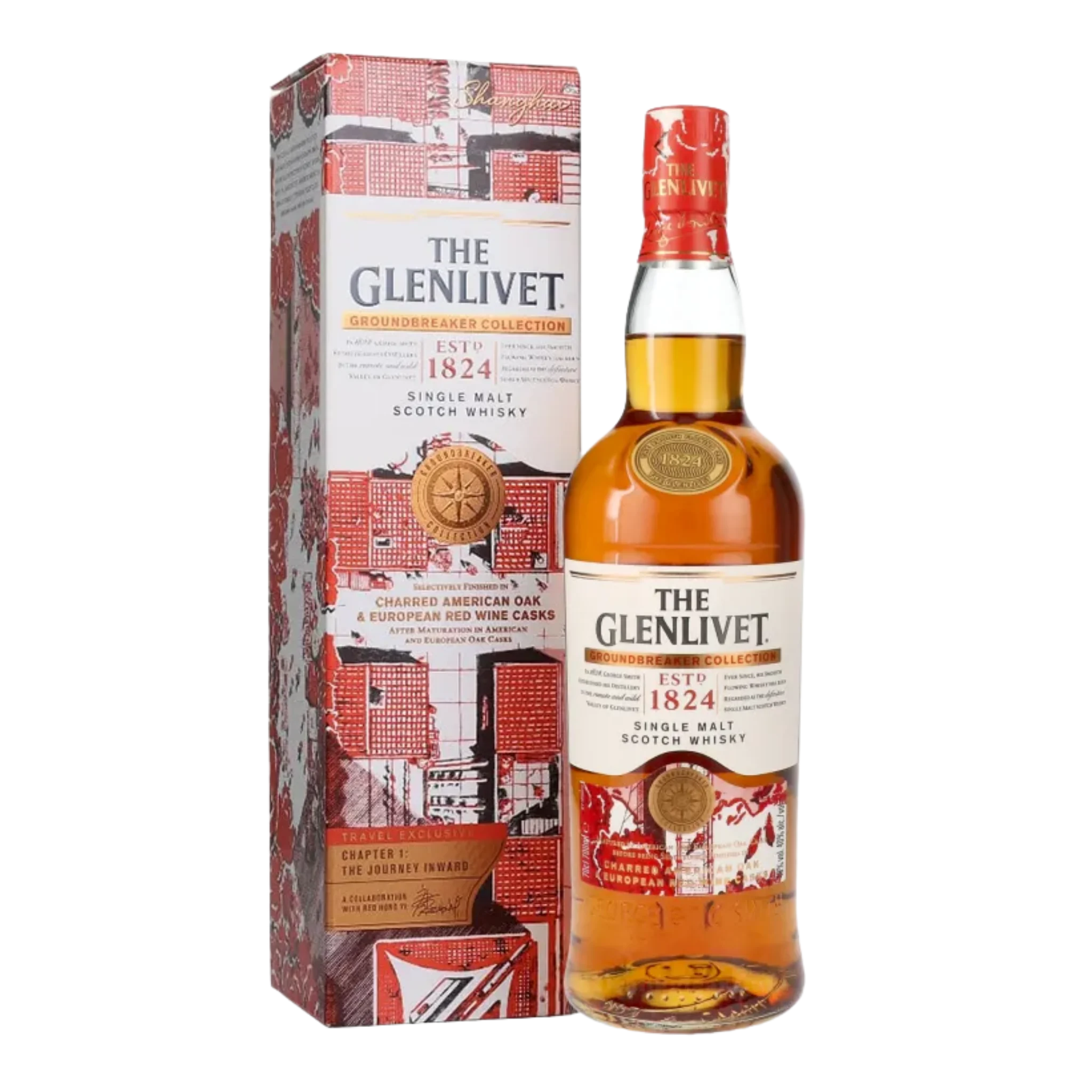 Glenlivet Groundbreaker Collection Single Malt Scotch Whisky 700ml (Chapter One: The Journey Inward)