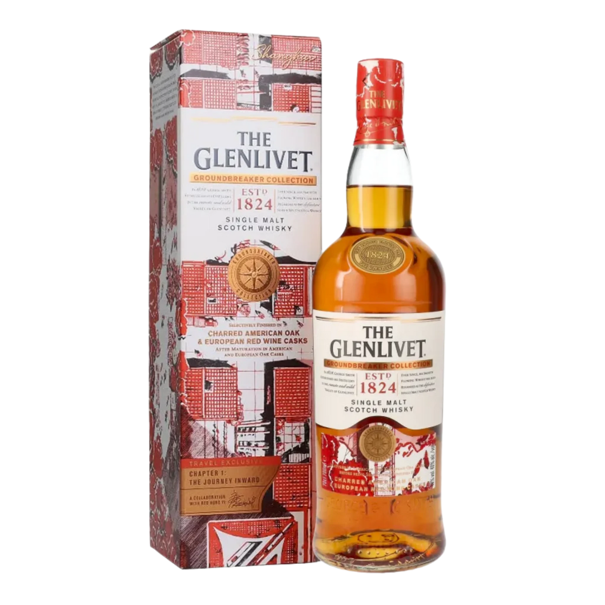 Glenlivet Groundbreaker Collection Single Malt Scotch Whisky 700ml (Chapter One: The Journey Inward)