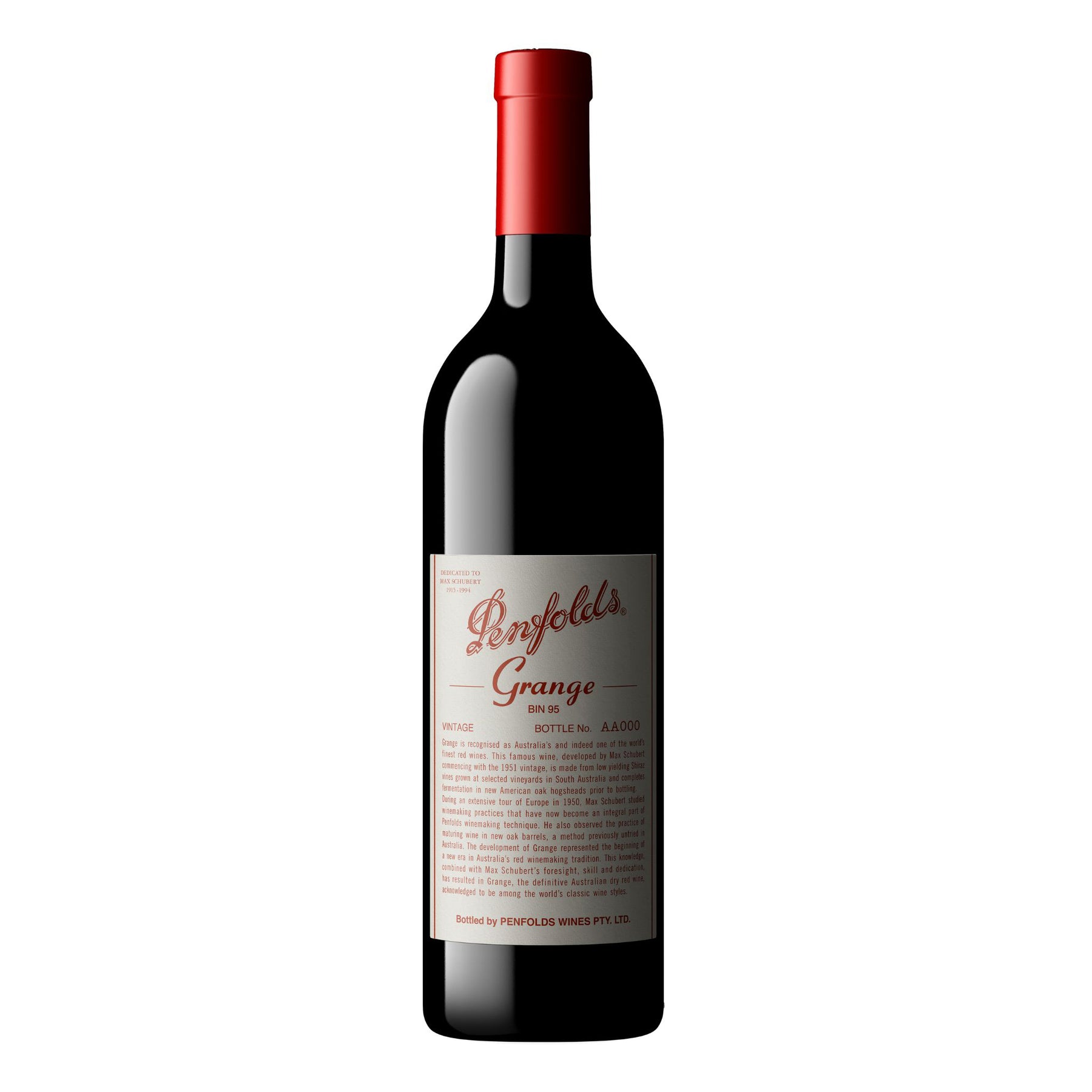 Penfolds Bin 95 Grange Shiraz 2000 - Kent Street Cellars