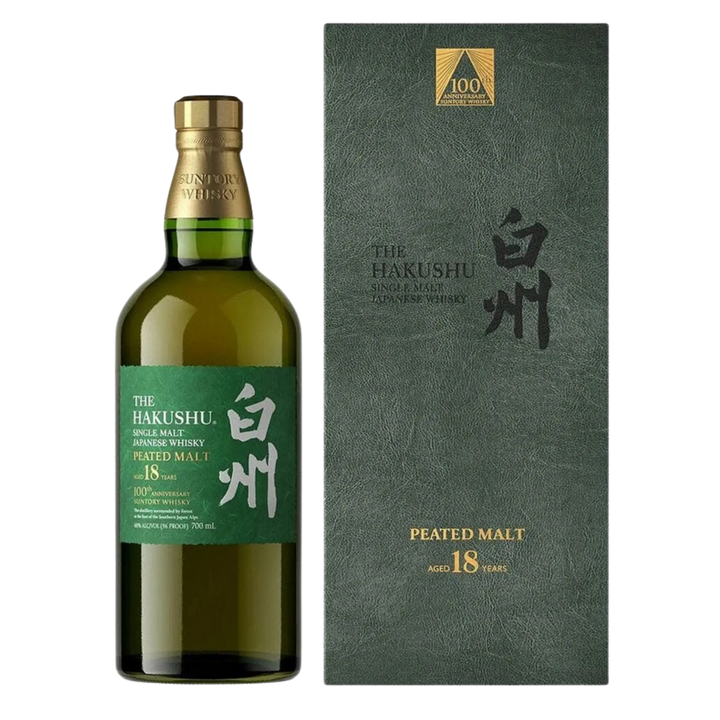 Hakushu 18 Year Old Single Malt Japanese Whisky 100th Anniversary Edition 700ml