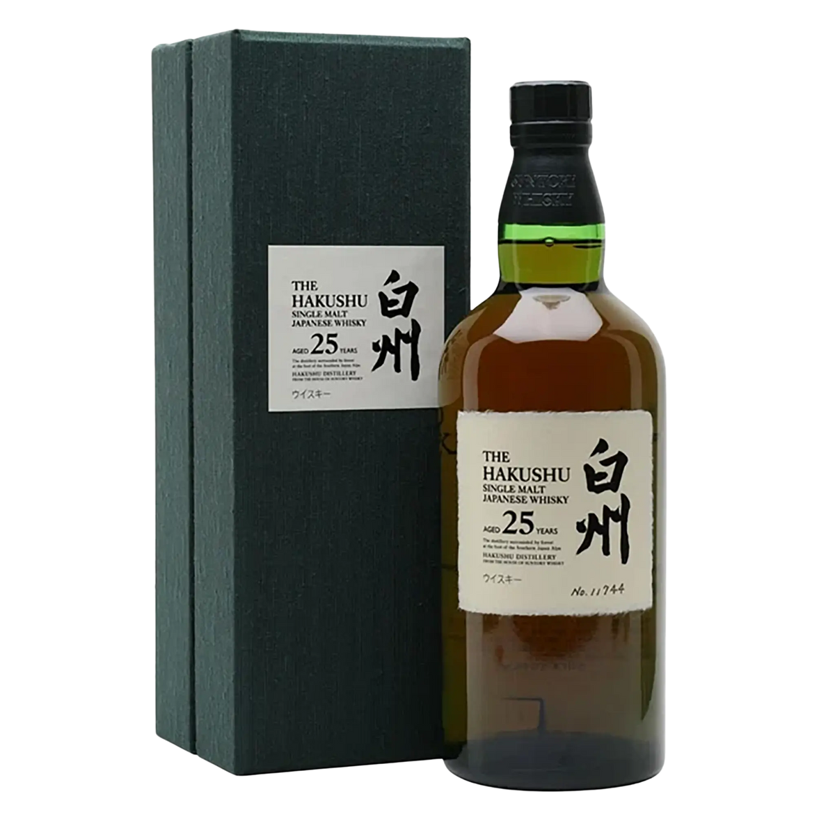 Hakushu 25 Year Old Single Malt Japanese Whisky 700ml