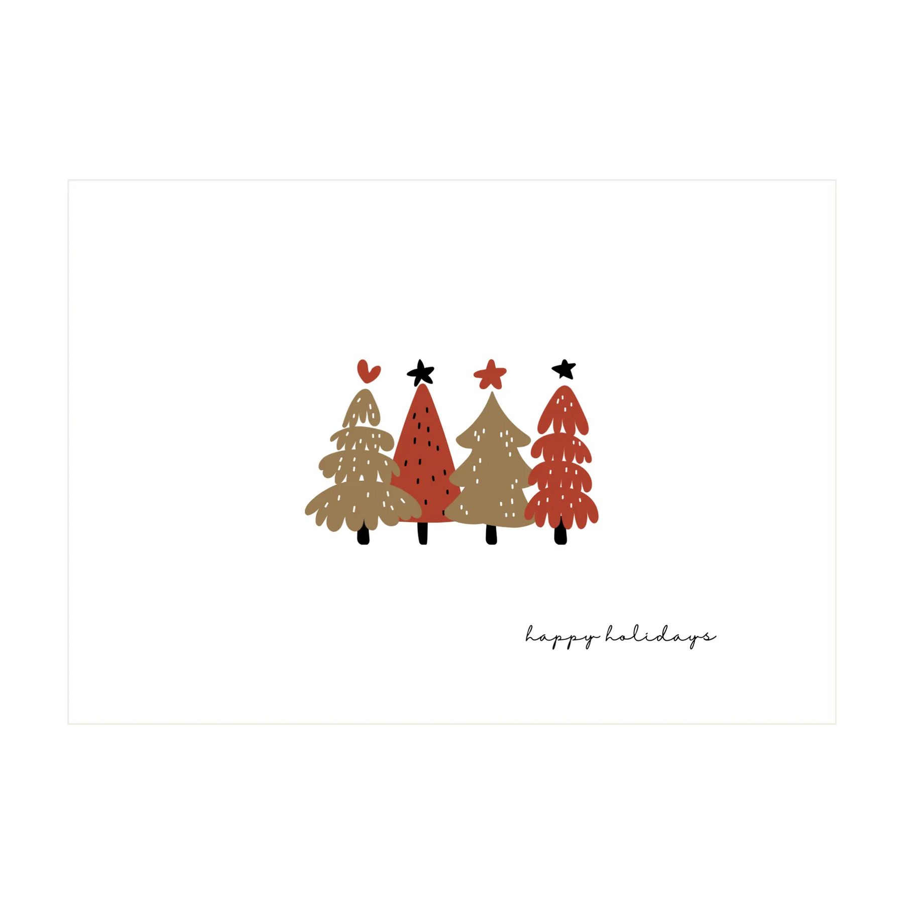 Happy Holidays Greeting Card - Kent Street Cellars