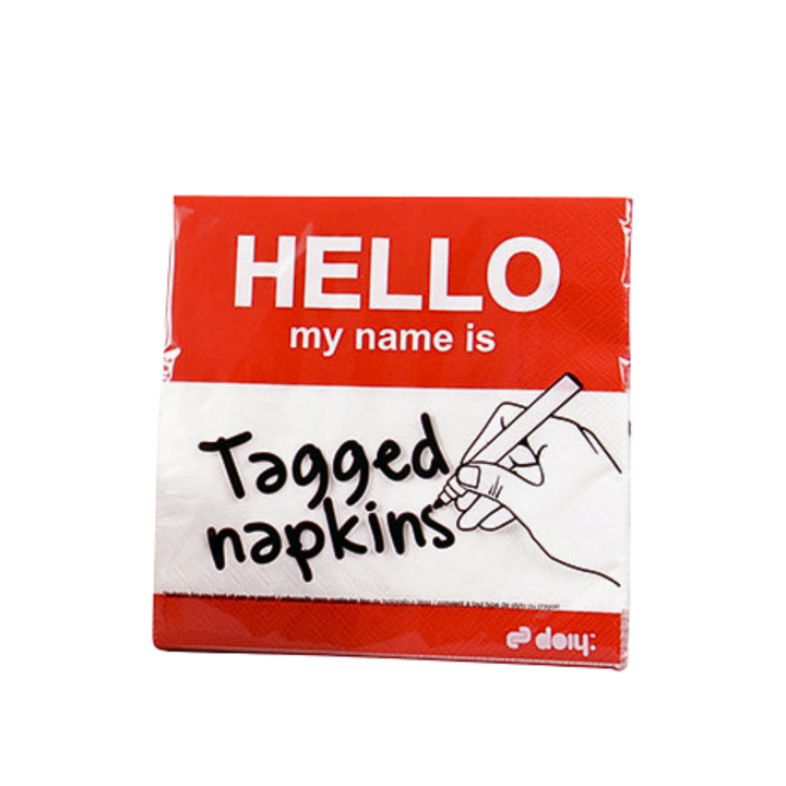 Hello My Name Is Napkins