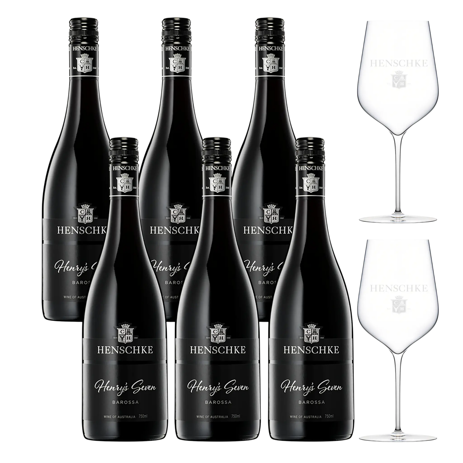 Henschke Henrys Seven 2024 (6 Bottles) + PLUMM Three No 1 The Universal (2 Pack)