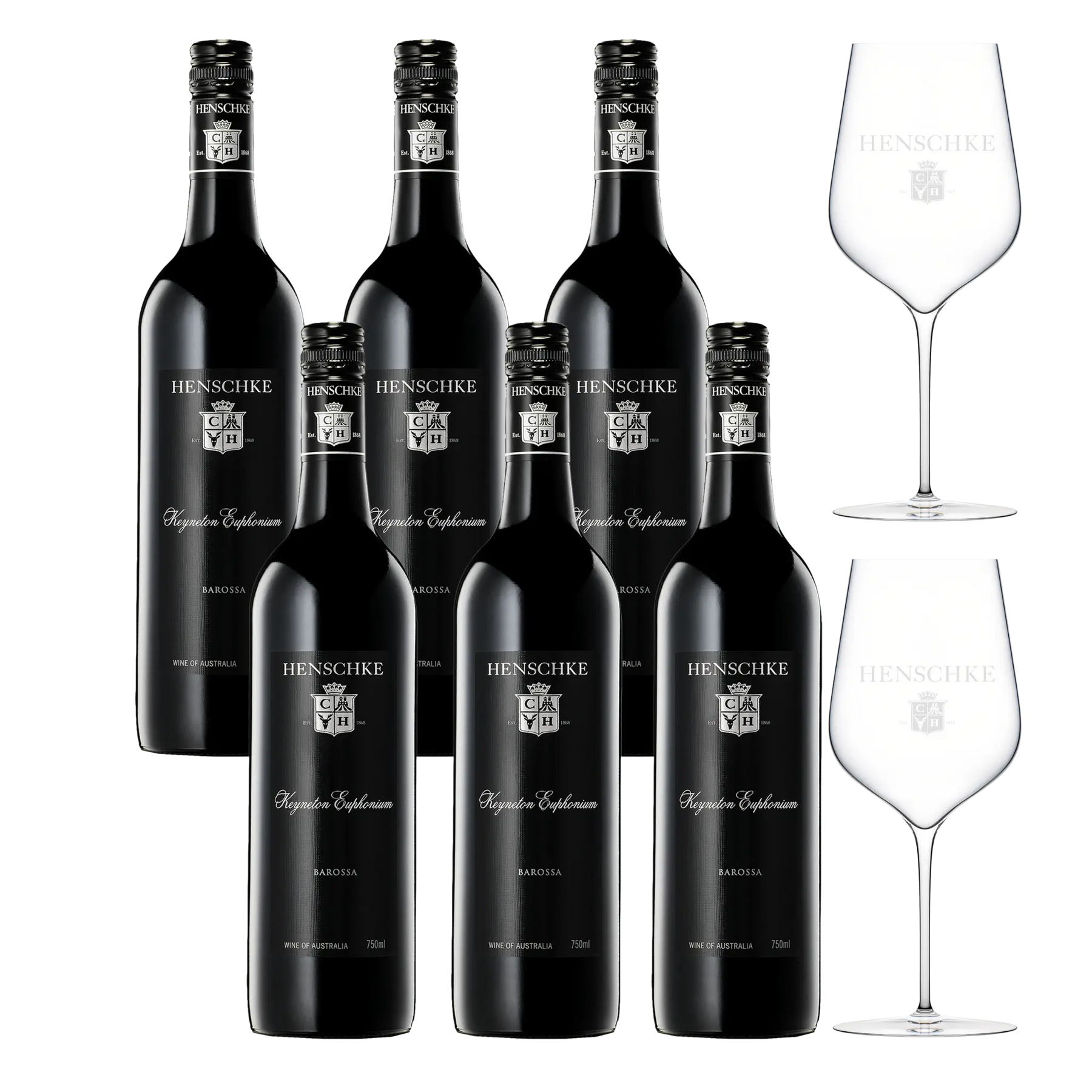 Henschke Keyneton Euphonium 2021 (6 Bottles) + PLUMM Three No 1 The Universal (2 Pack)