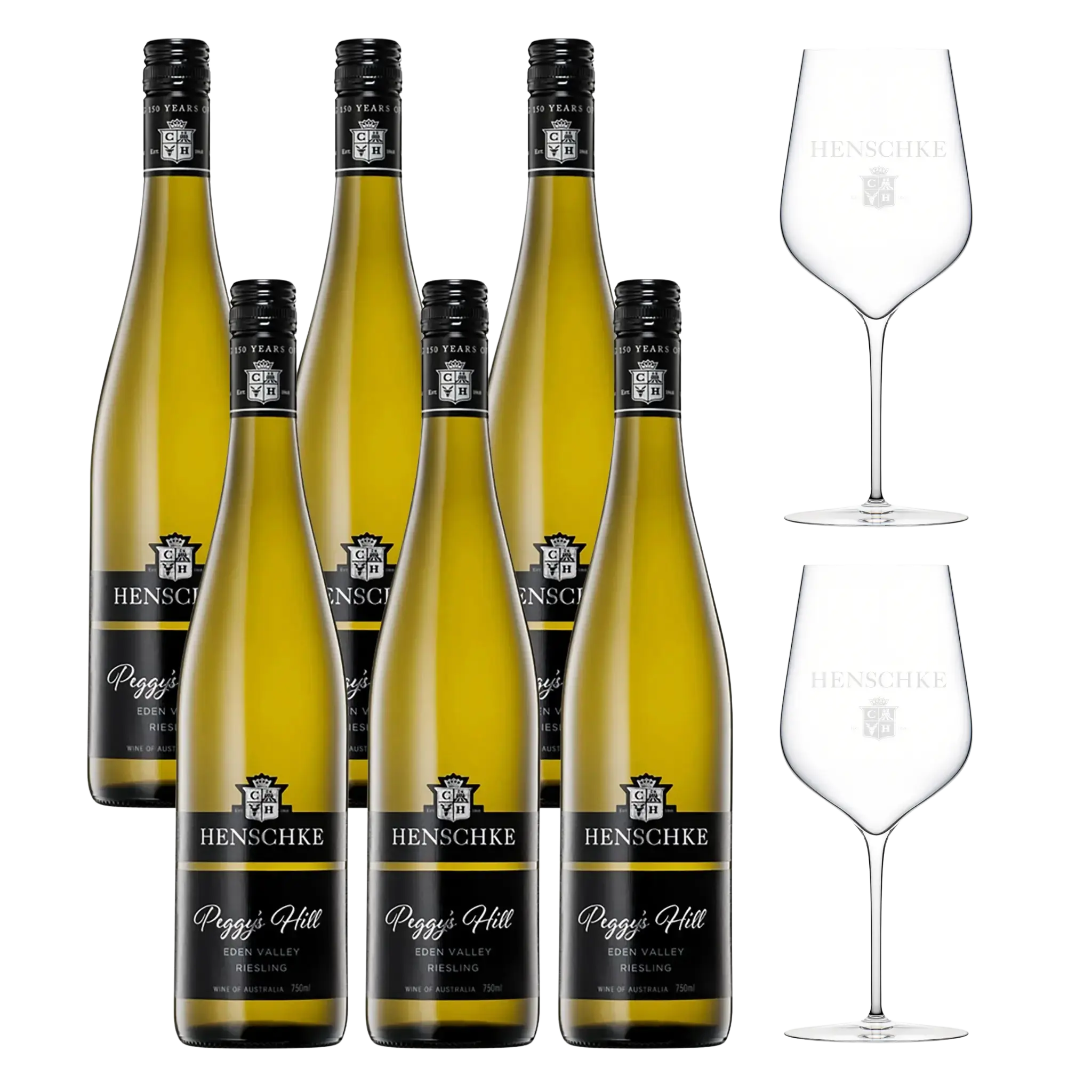 Henschke Peggy's Hill Riesling 2026 (6 Bottles) + PLUMM Three No 1 The Universal (2 Pack)