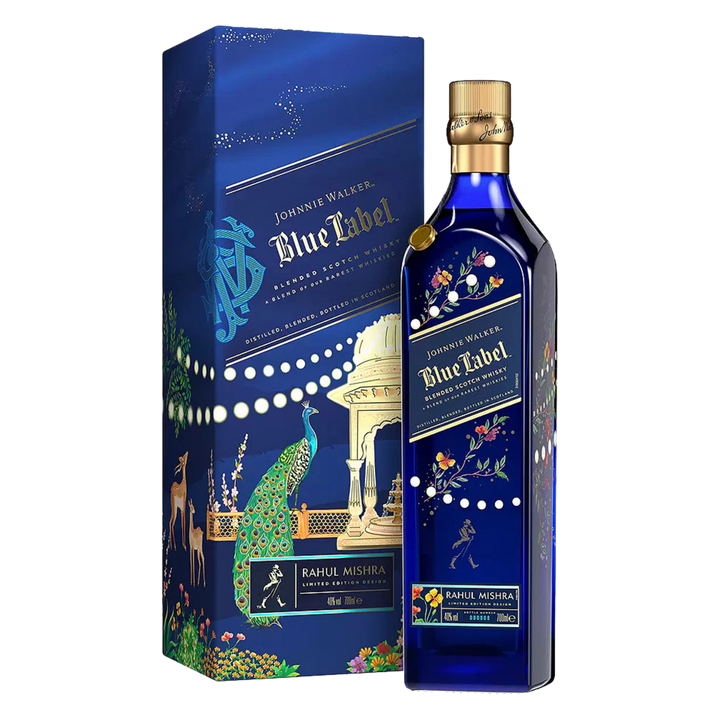 Johnnie Walker Blue Label Diwali x Rahul Mishra Blended Scotch Whisky 700ml