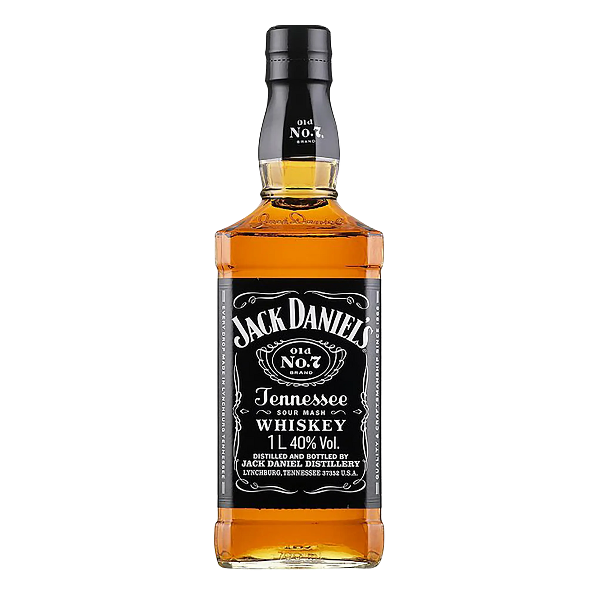 Jack Daniel's Old No.7 Tennessee Whiskey 1L - Kent Street Cellars
