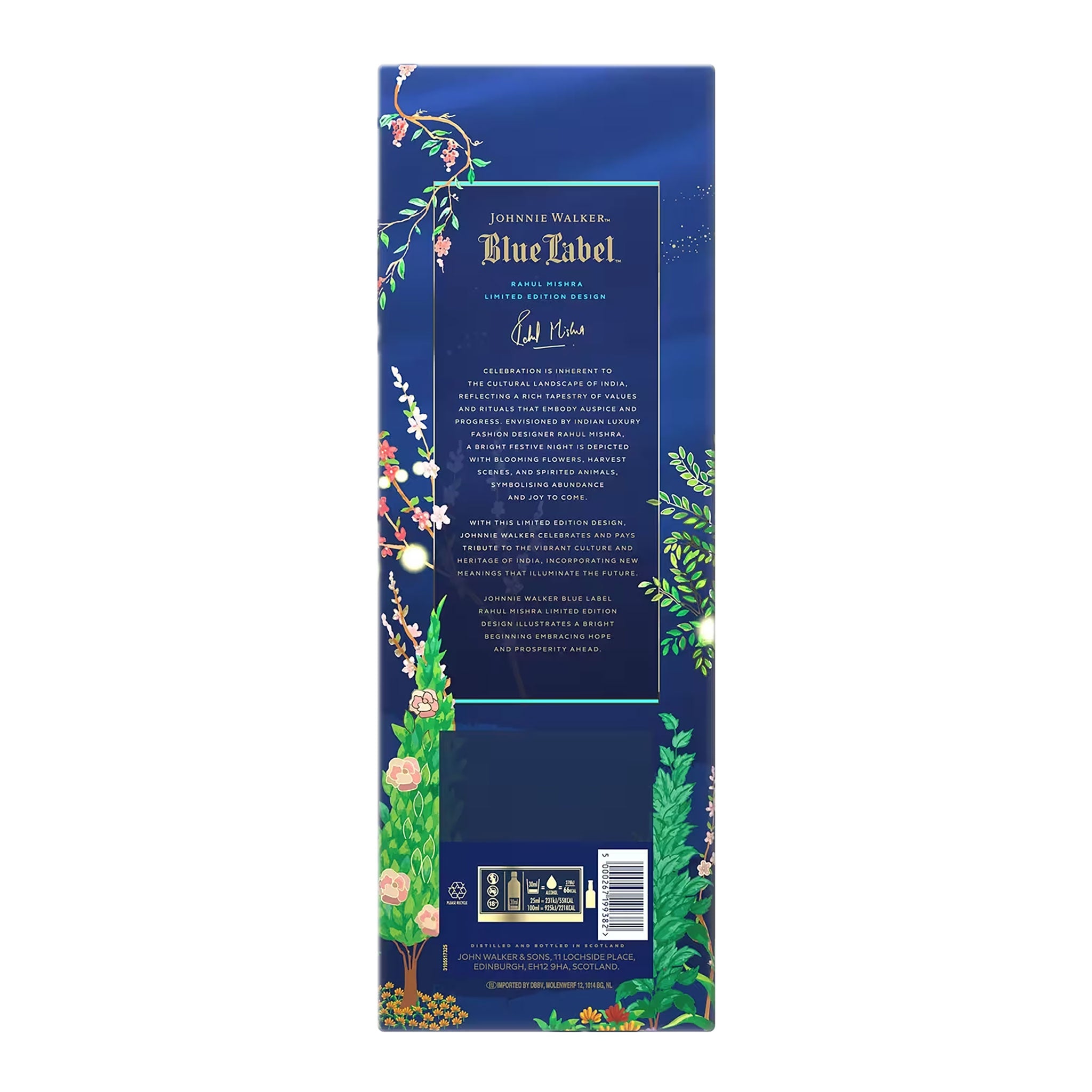 Johnnie Walker Blue Label Diwali x Rahul Mishra Blended Scotch Whisky 700ml