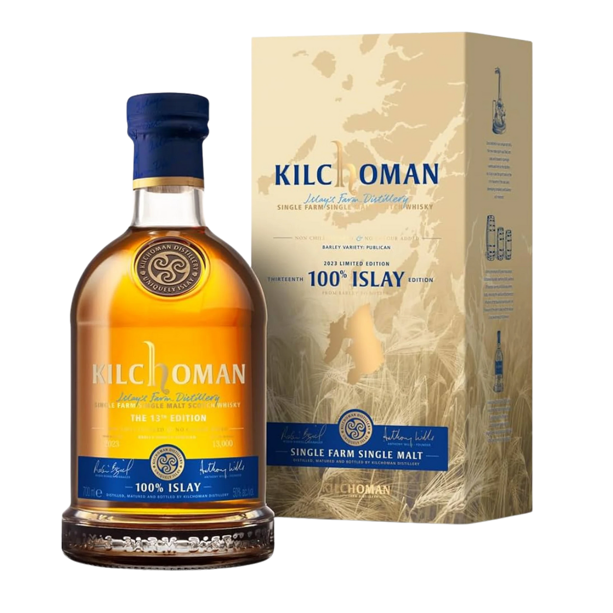 Kilchoman 100% Islay Single Malt Scotch Whisky 700ml (13th Edition) - Kent Street Cellars