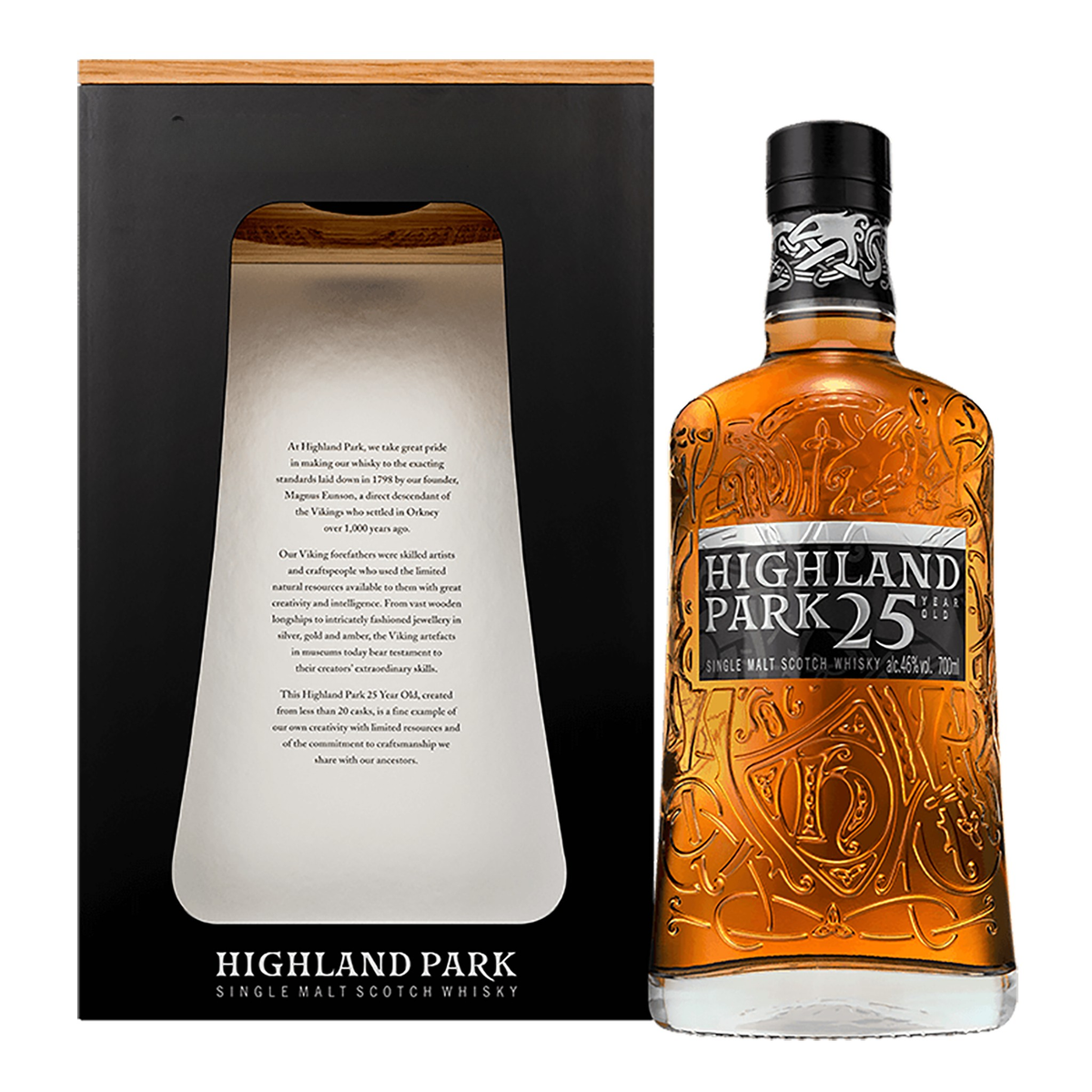 Highland Park 25 Year Old Single Malt Scotch Whisky 700ml (Spring 2019 Release)