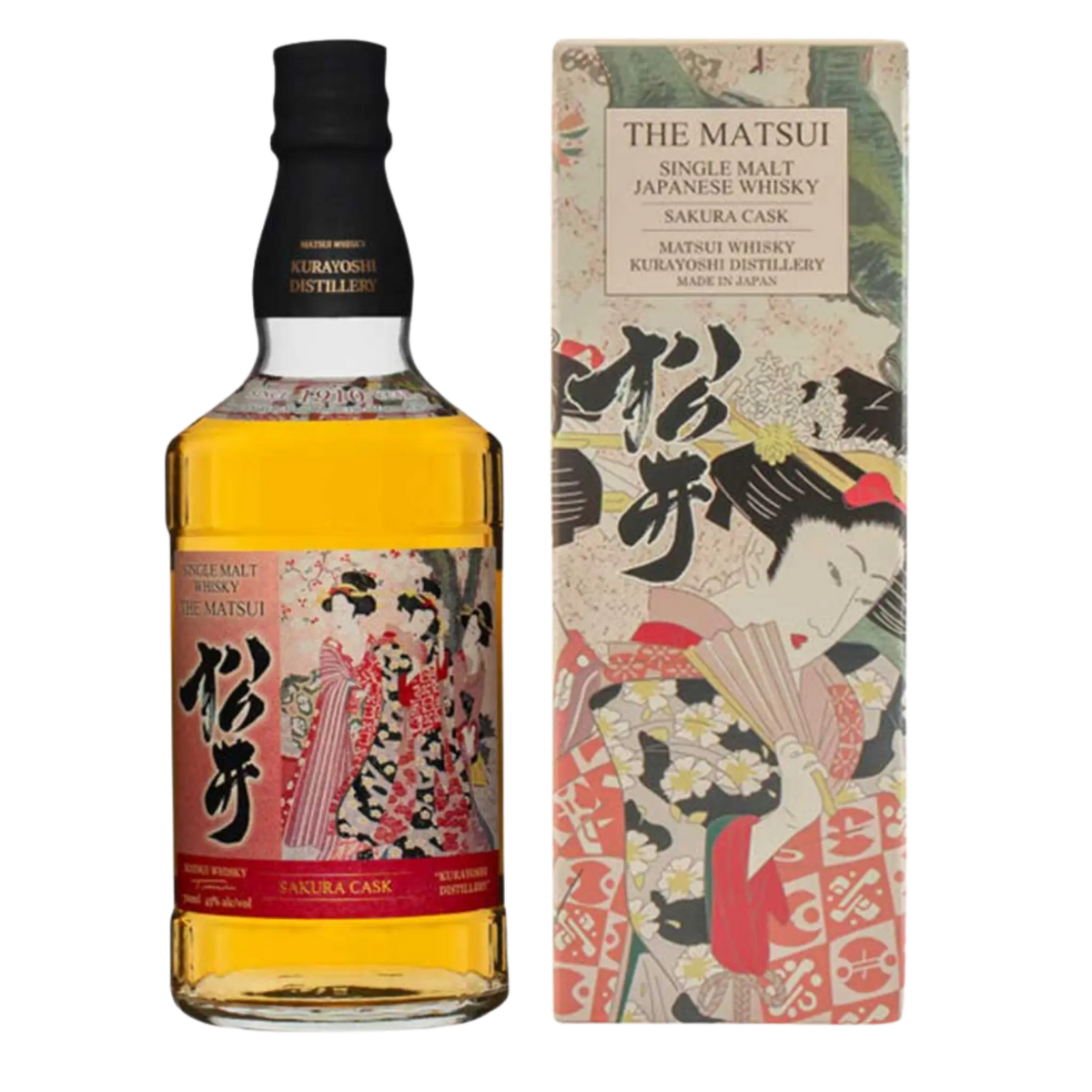 Kurayoshi Matsui Sakura Cask Single Malt Japanese Whisky 700ml - Kent Street Cellars