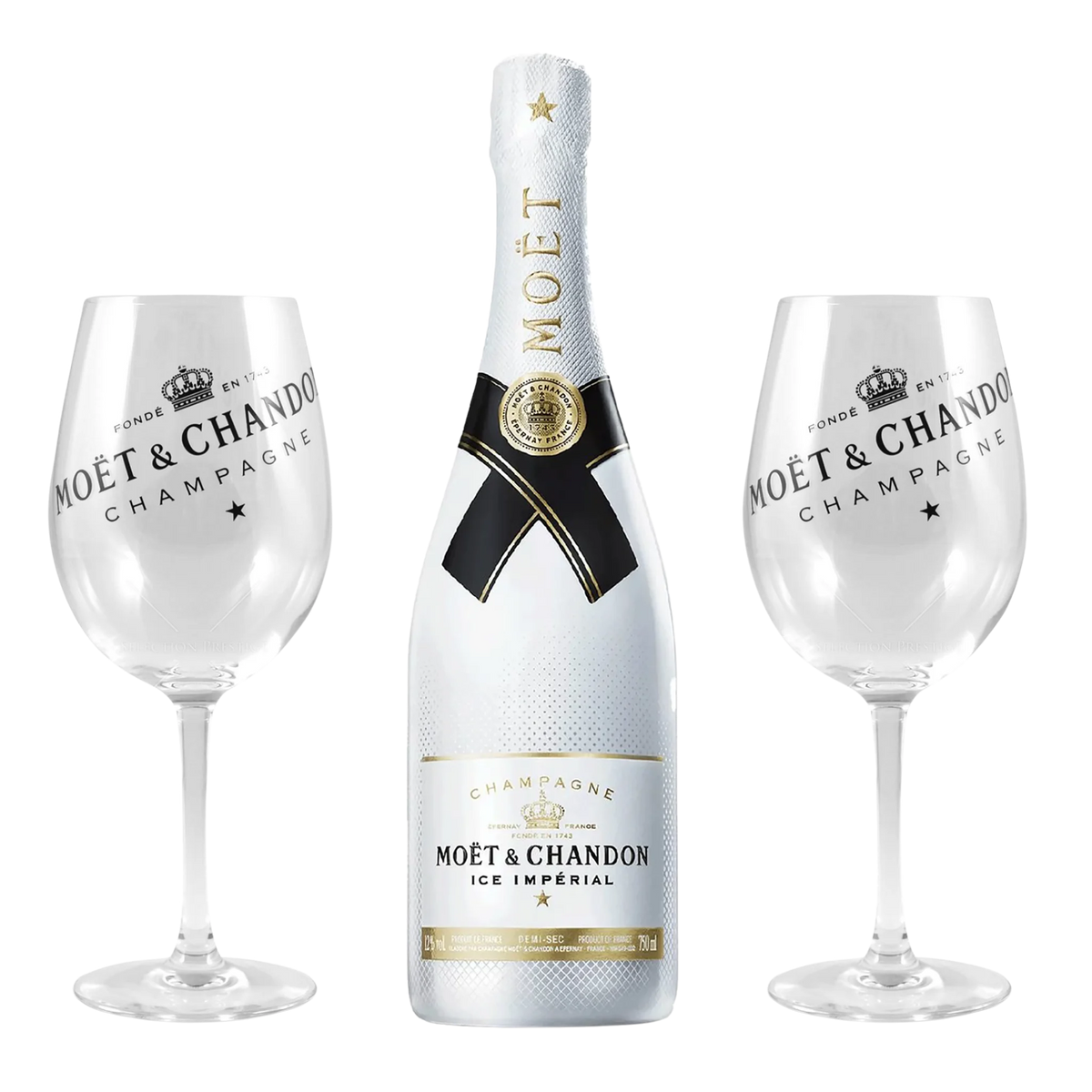 Moët & Chandon Ice Impérial + 2 Glasses Set - Kent Street Cellar