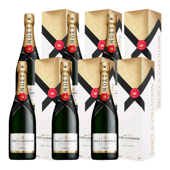 Moët & Chandon Impérial Brut NV, Gift Boxed (6 Bottles)