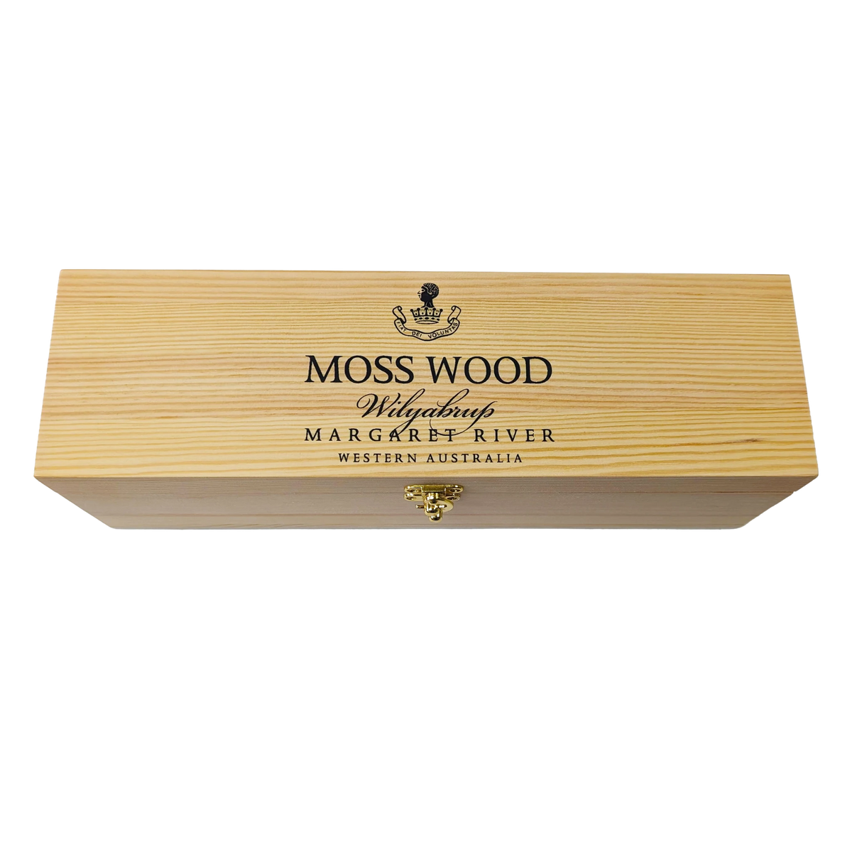 Moss Wood Wooden Gift Box - Kent Street Cellars