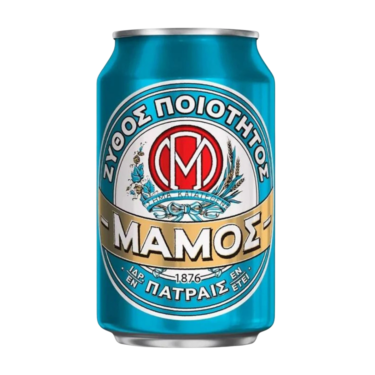 Mamos Pilsner Beer 330ml Can (Case)