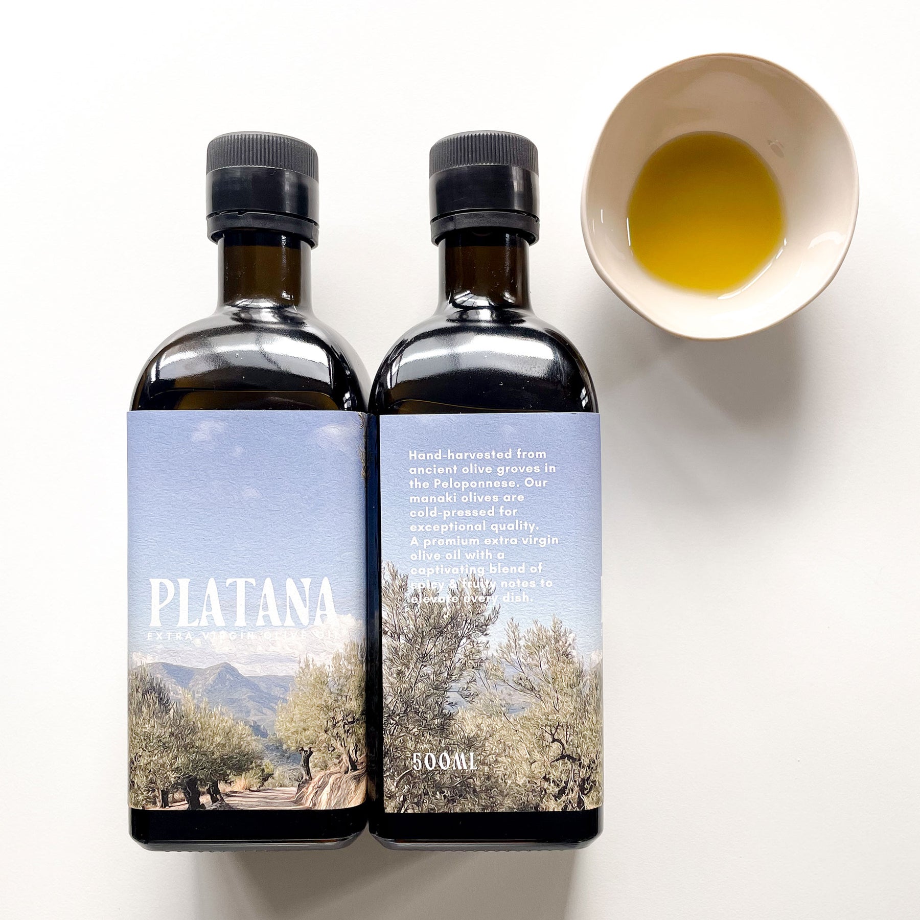 Platana Extra Virgin Olive Oil 500ml (Olive Grove Label) - Kent Street Cellars