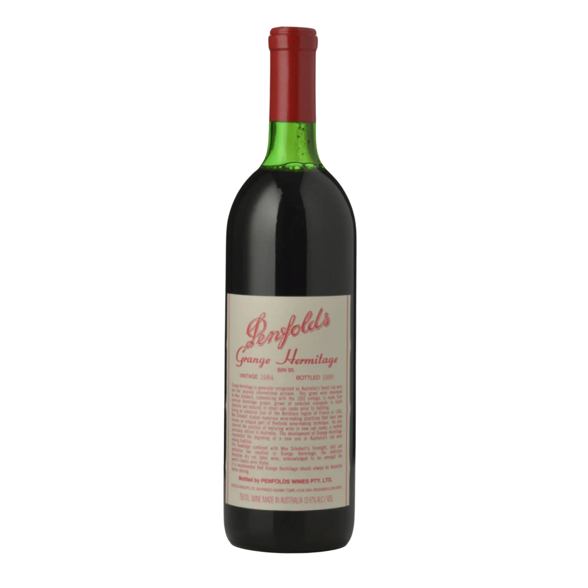 Penfolds Bin 95 Grange Shiraz 1984 (Signed By Max Schubert)