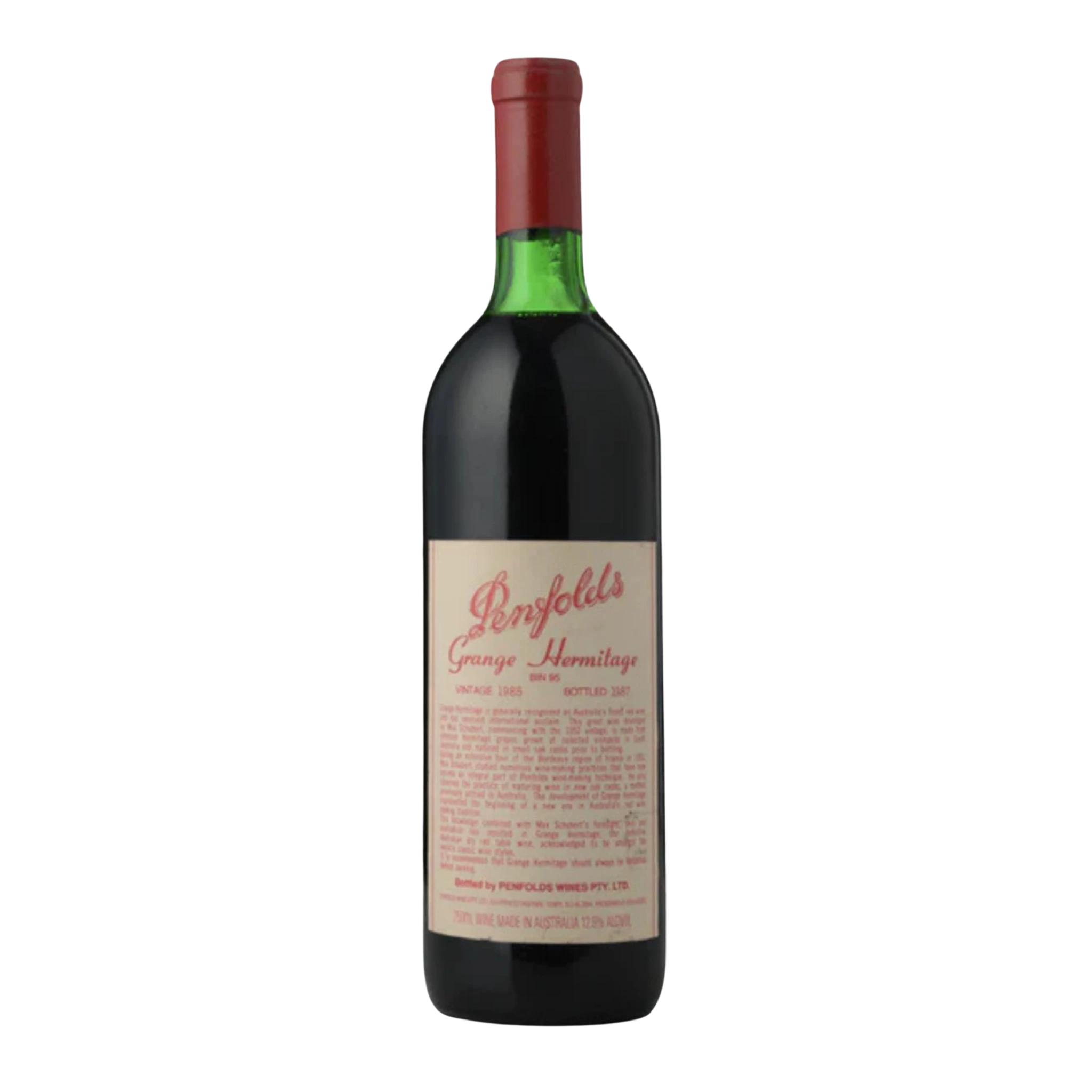 Penfolds Bin 95 Grange Shiraz 1985 (Signed By Max Schubert)