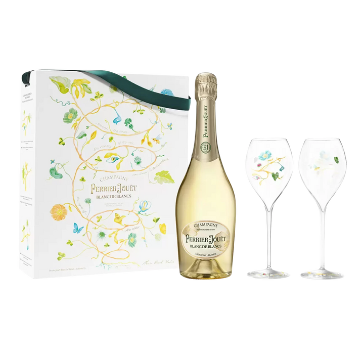 Perrier-Jouët Blanc de Blanc NV + 2 Glasses Set