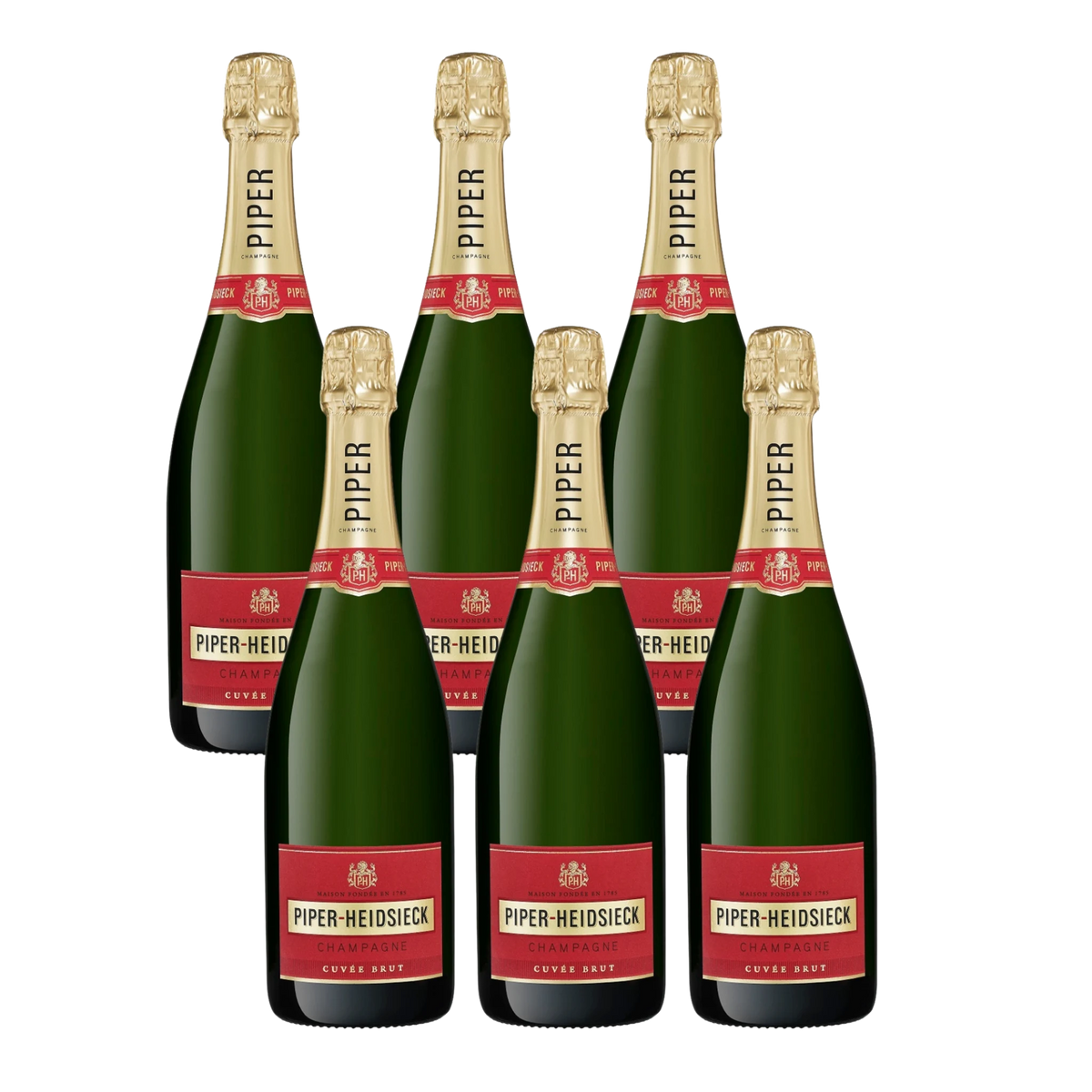 Piper-Heidsieck Brut Champagne NV (6 Bottles) - Kent Street Cellar