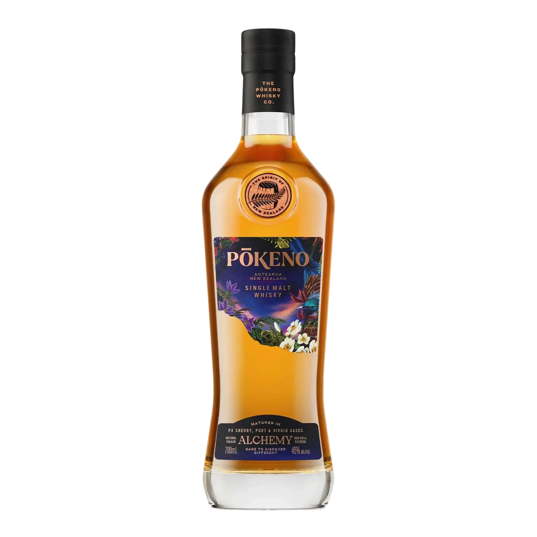 Pōkeno Alchemy New Zealand Single Malt Whisky 700ml