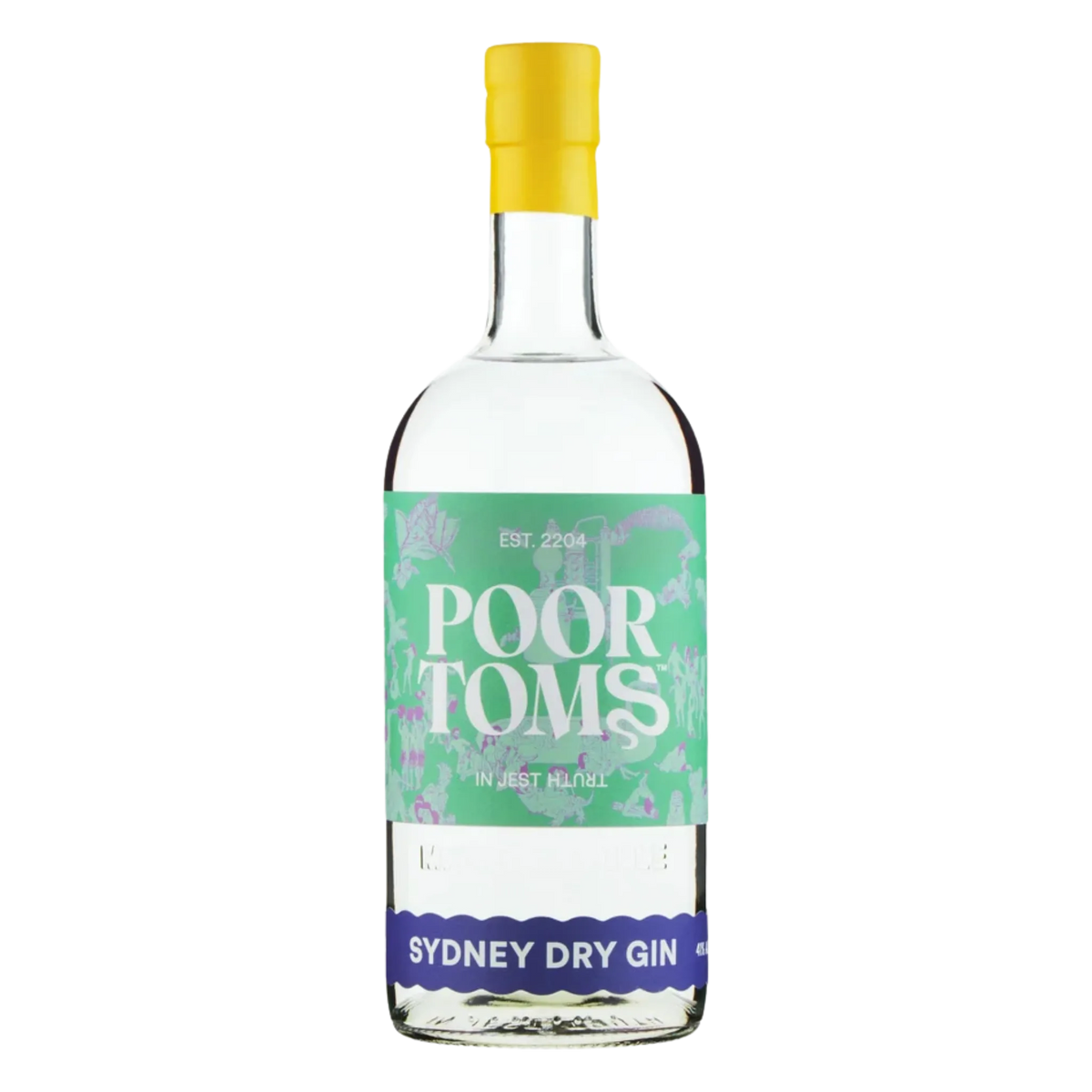 Poor Toms Sydney Dry Gin 700ml
