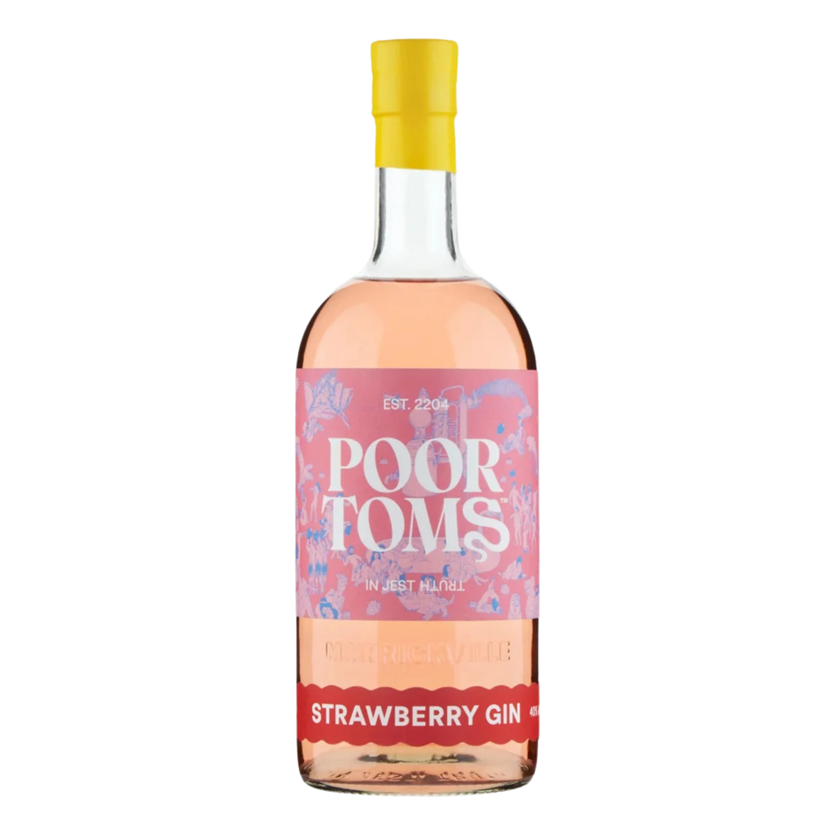 Poor Toms Strawberry Gin 700ml