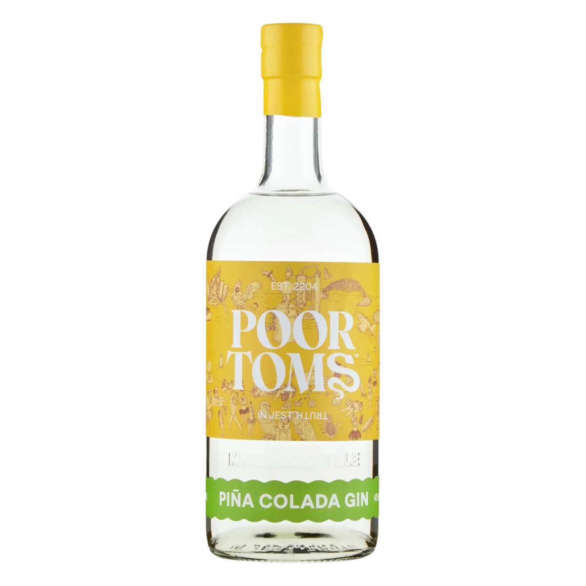 Poor Toms Piña Colada Gin 700ml - Kent Street Cellars
