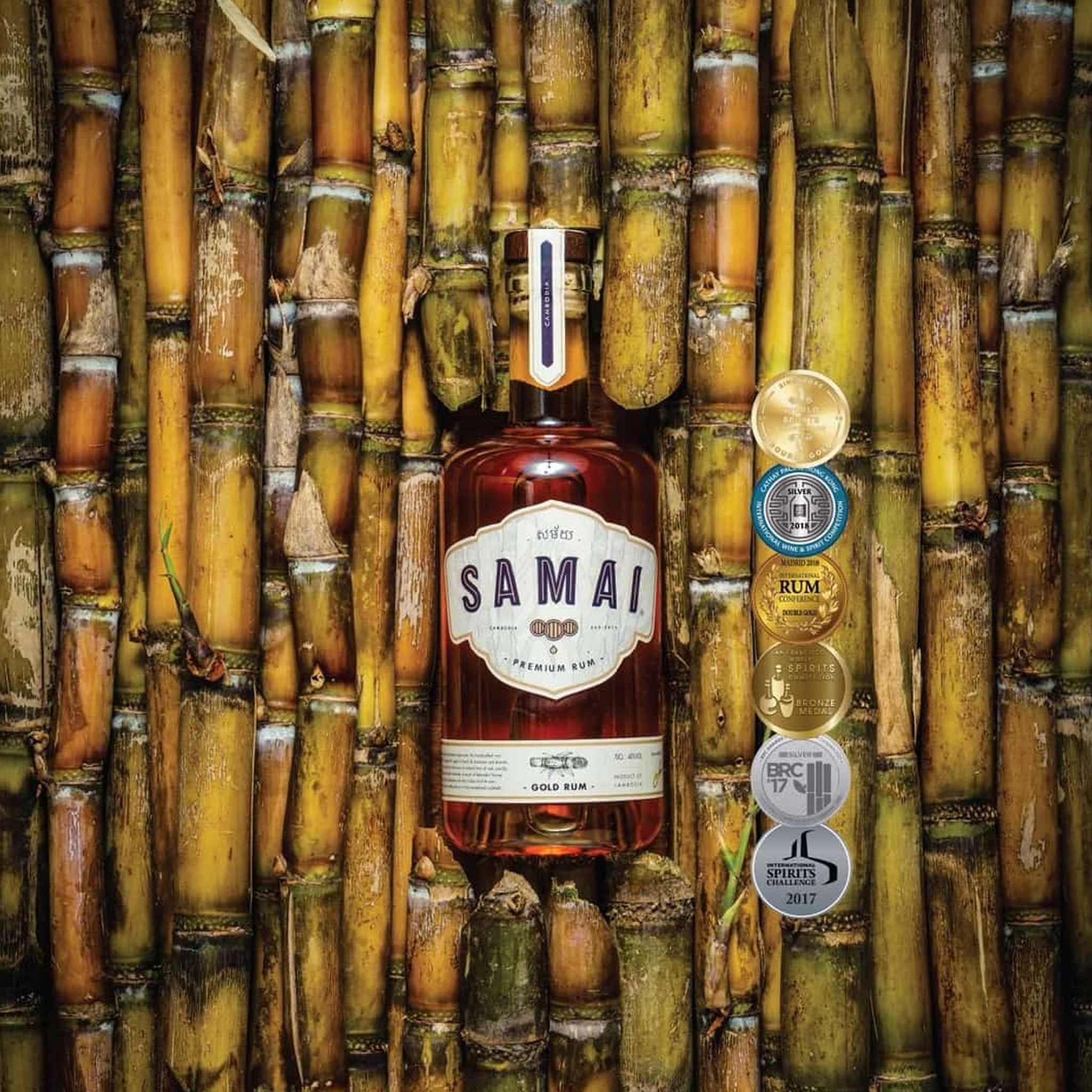 Samai Gold Premium Cambodian Rum 700ml