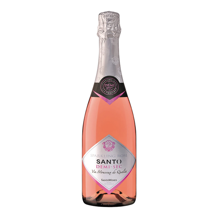 SantoWines Santo Sparkling Rose Demi-Sec NV
