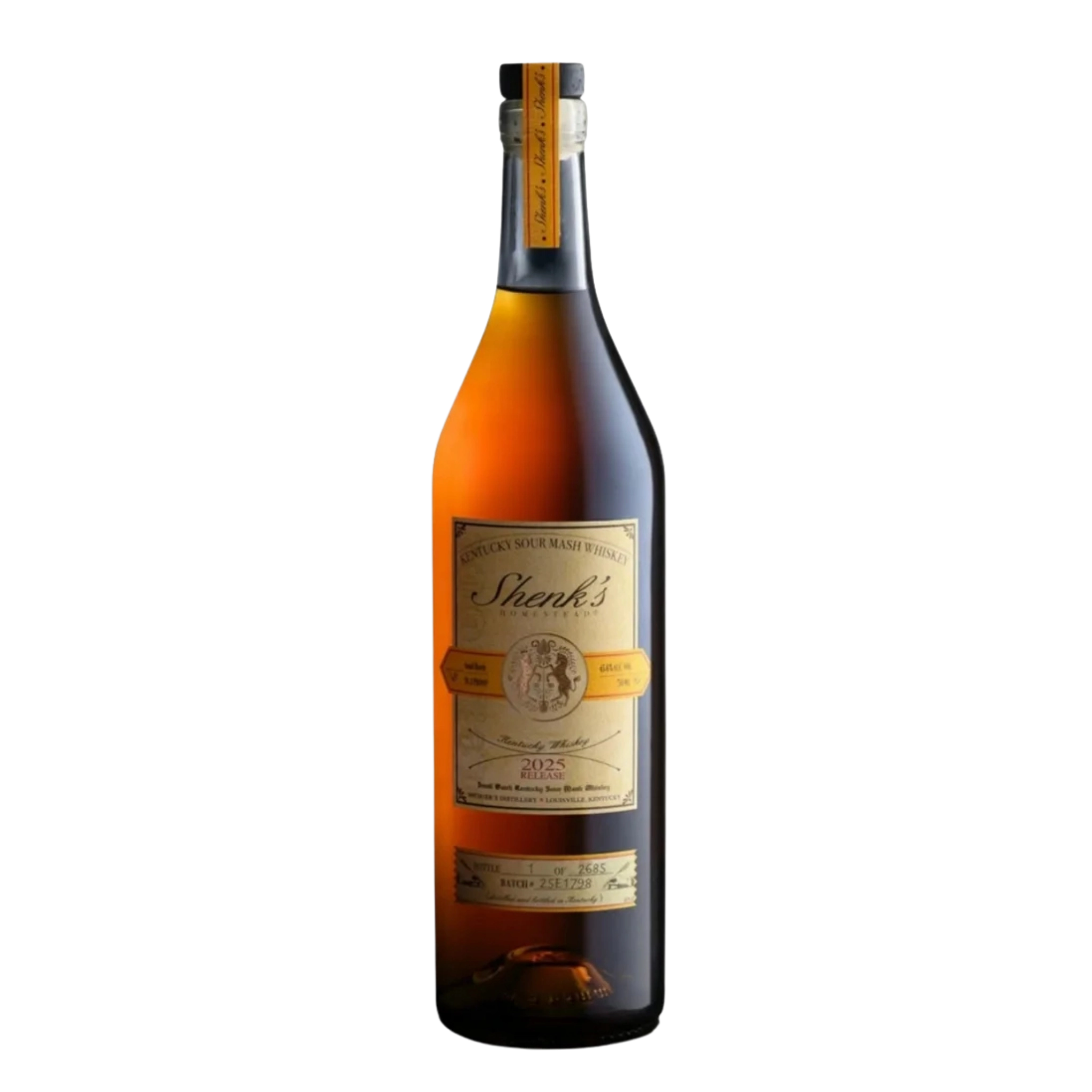 Shenk's Homestead Small Batch Kentucky Sour Mash Whiskey 700ml (2025 Release)