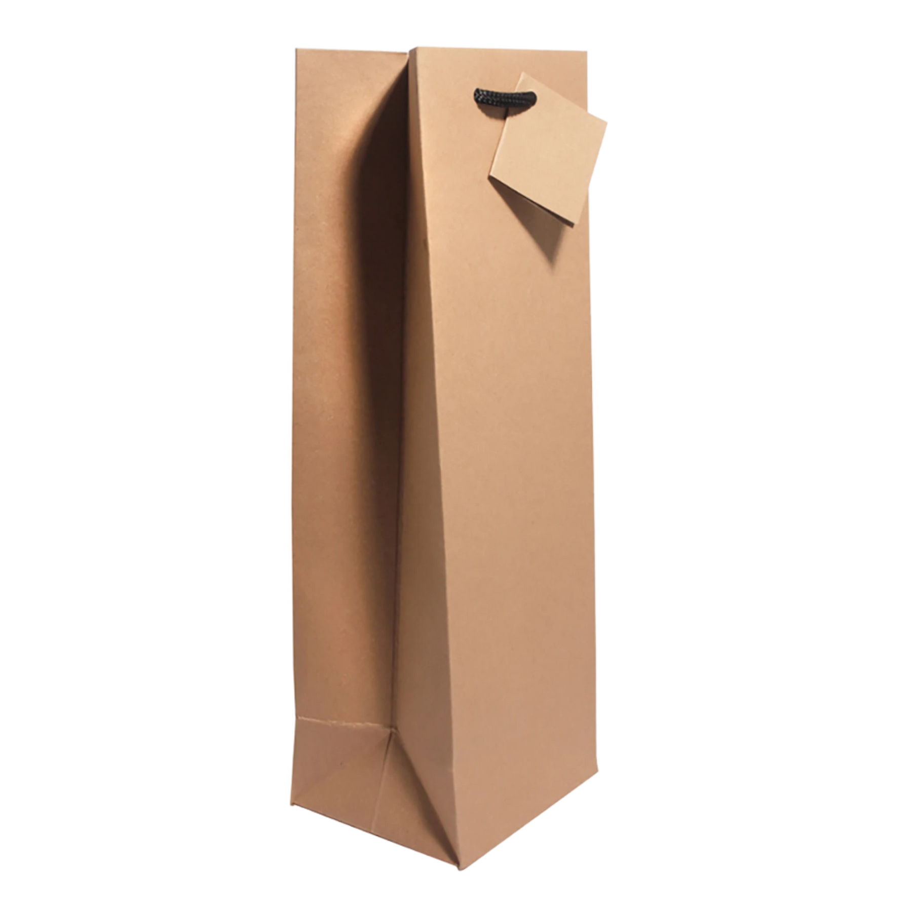 Single Bottle Gift Bag - Kraft - Kent Street Cellars