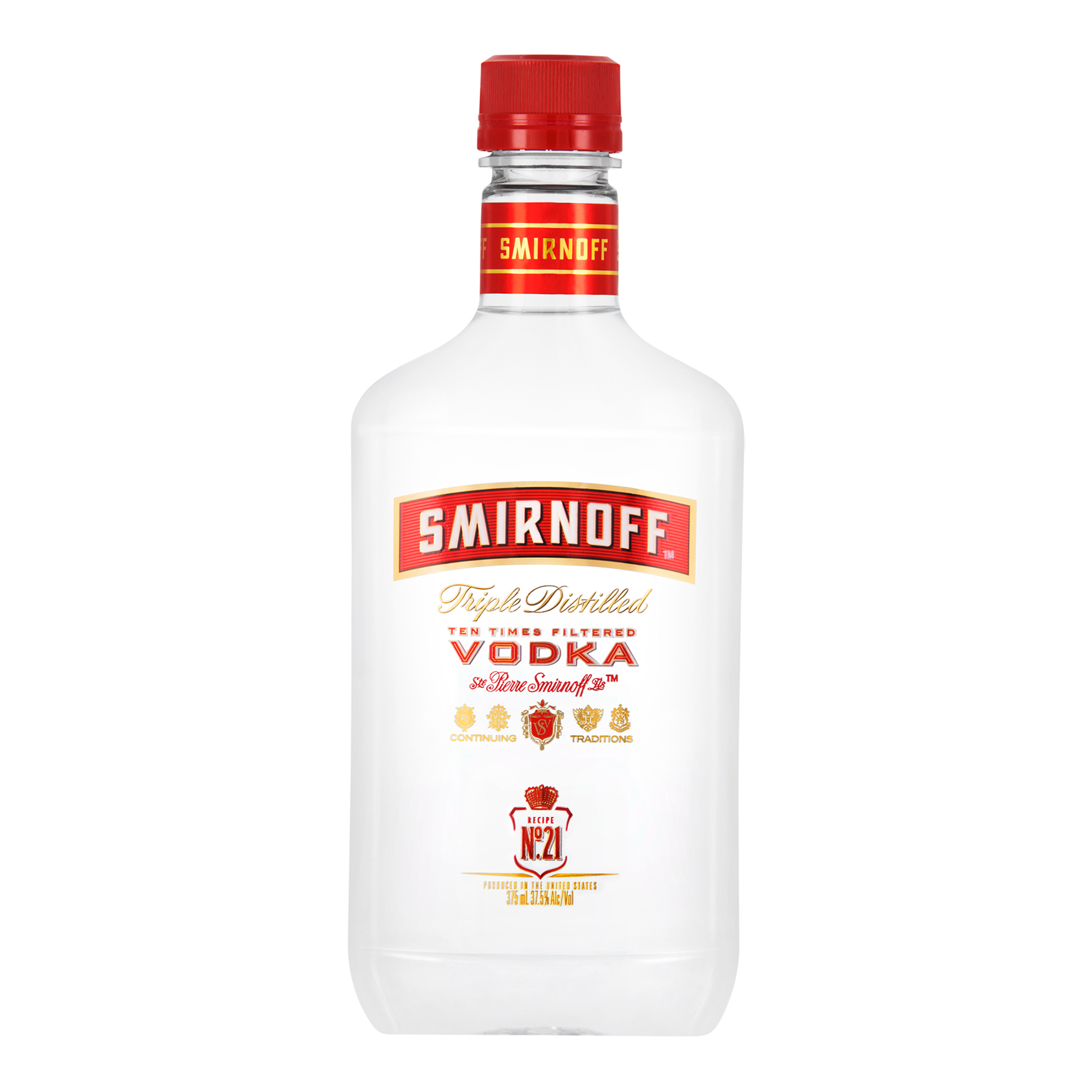 Smirnoff Red Label Vodka 375mL - Kent Street Cellars