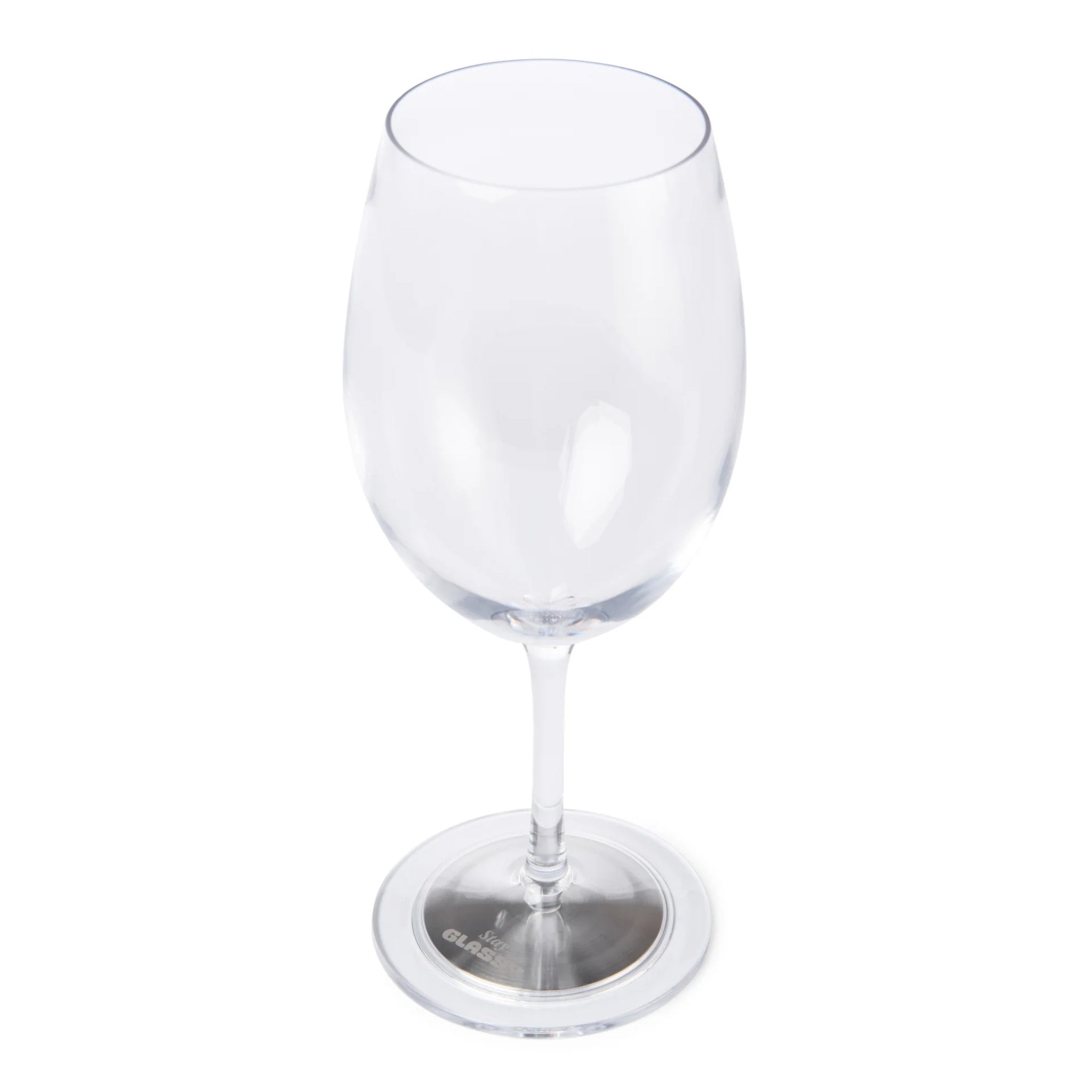 Stay Glassy Entertainer Duo Plastic Wine Glass (2 Pack)