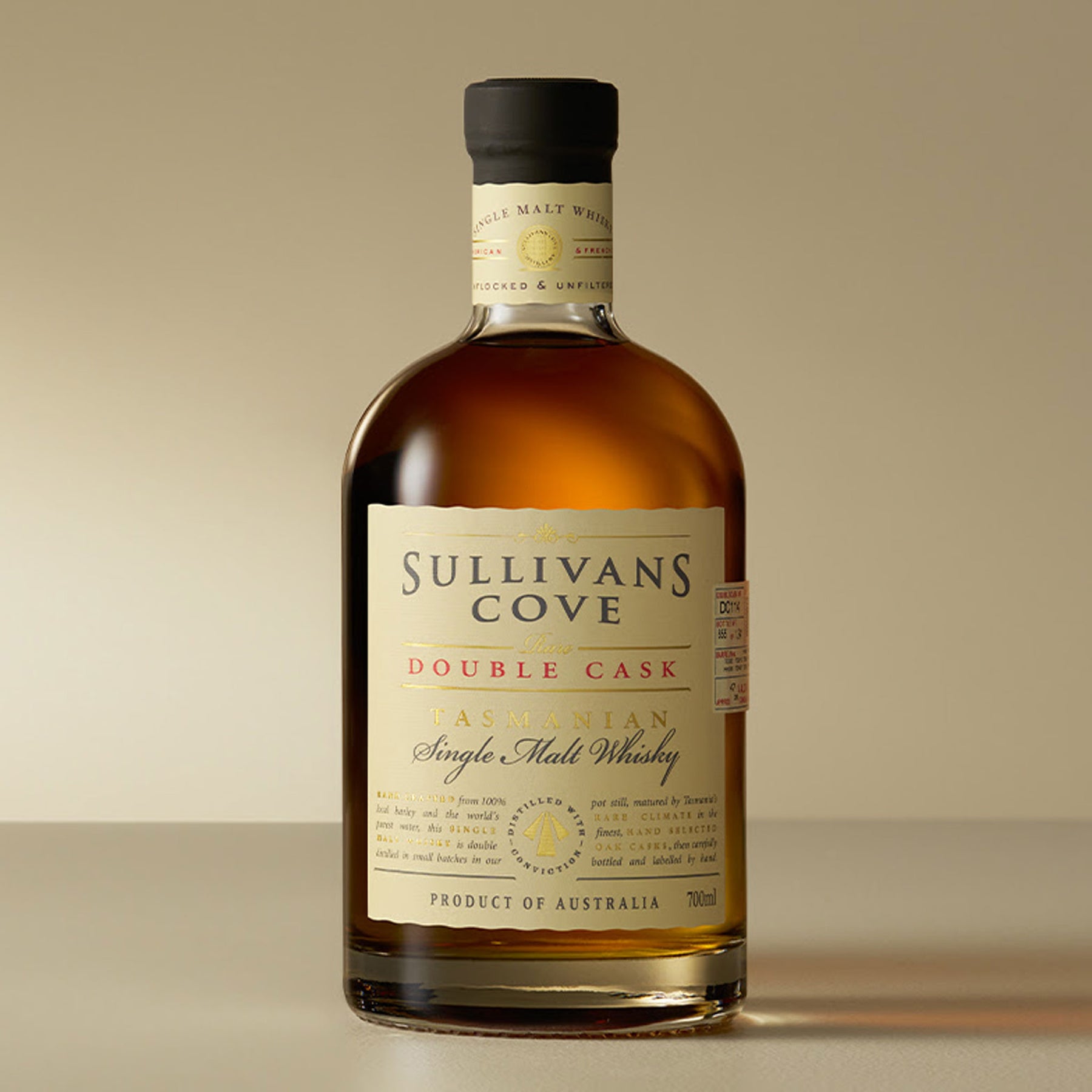 Sullivans Cove Rare Double Cask Tasmanian Single Malt Whisky 700ml (DC117)