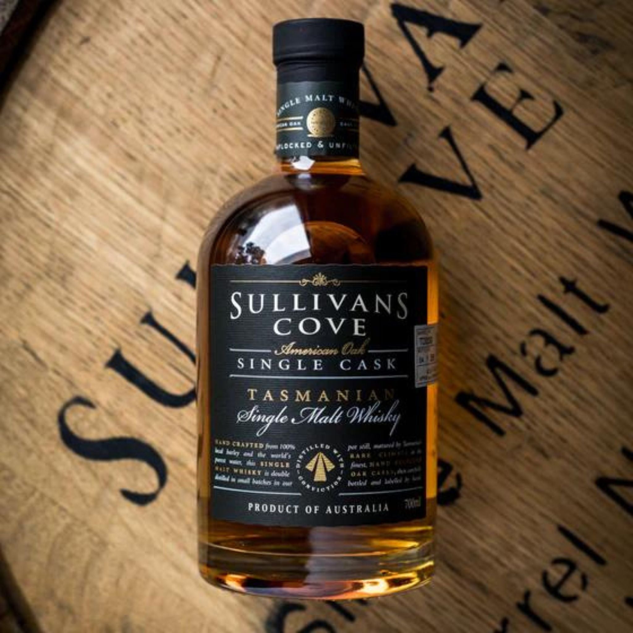 Sullivans Cove American Oak Ex-Bourbon Single Cask Single Malt Whisky 700ml (TD0342)