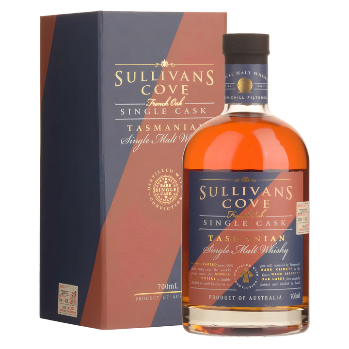 Sullivans Cove French Oak Second Fill Single Cask Single Malt Whisky 700ml (TD0423)
