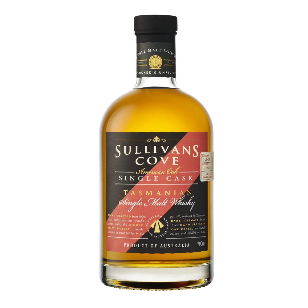 Sullivans Cove Old & Rare American Oak Second Fill Single Cask Single Malt Whisky 700ml (TD0424)