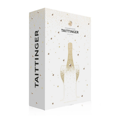 Taittinger Brut Réserve Champagne NV + Champagne Flutes - Kent Street Cellars