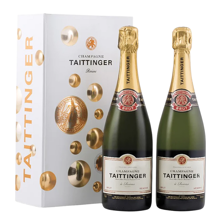 Taittinger Brut Réserve Champagne NV Twin Pack