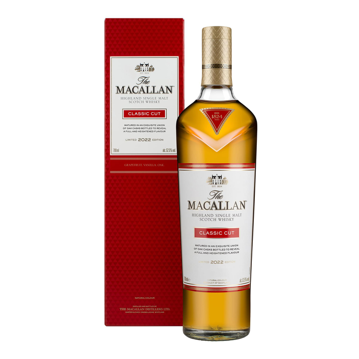 The Macallan Classic Cut Cask Strength Single Malt Scotch Whisky 700ml (2022 Edition)