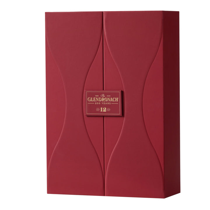 The Glendronach 12 Year Old Single Malt Whisky 700ml + 2 Glasses Limited Edition Gift Pack