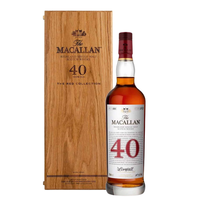 The Macallan Red Collection 40 Year Old Single Malt Scotch Whisky 700ml