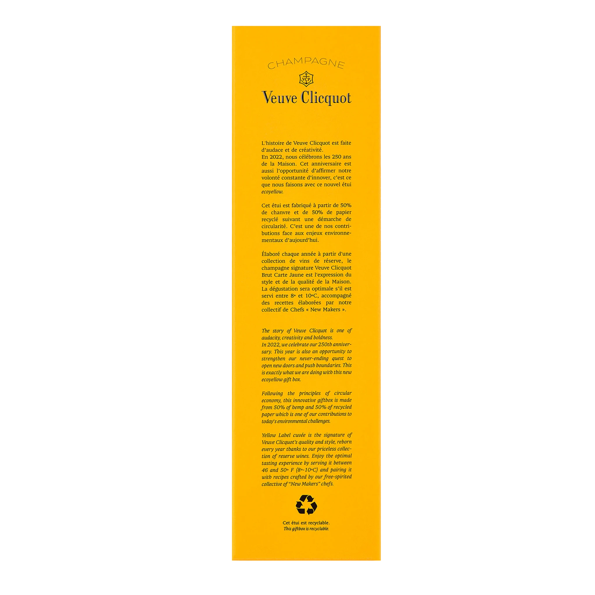Veuve Clicquot Brut Yellow Label Champagne NV (Gift Boxed)